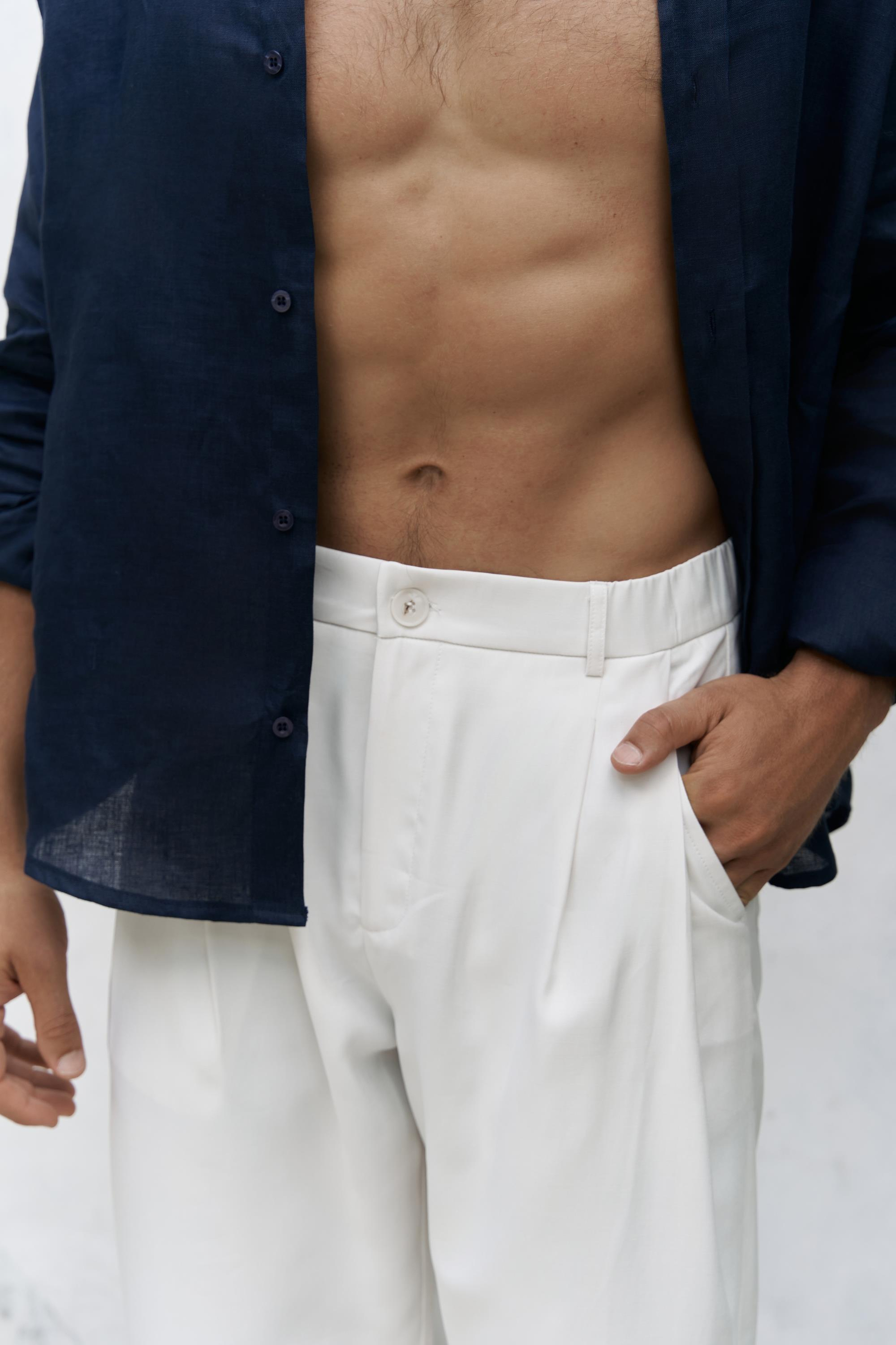 Ales Ekru Erkek Pantolon