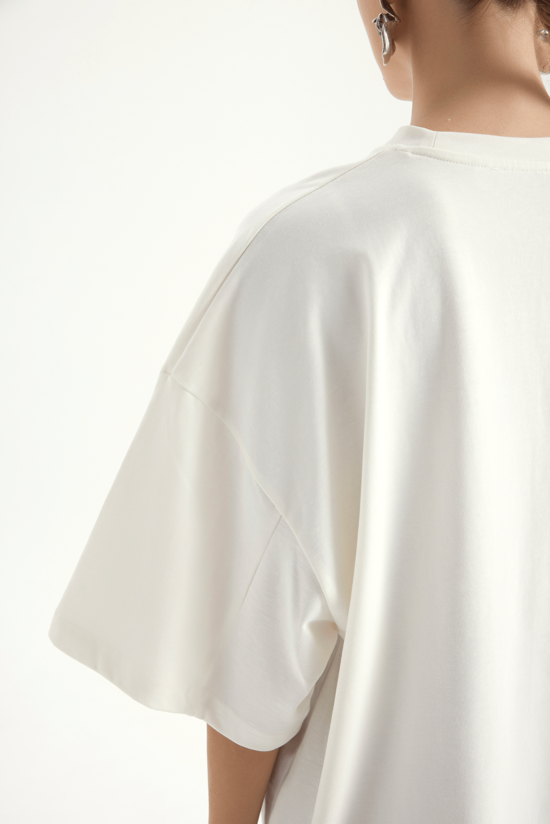 Alix Oversize Beyaz T-Shirt