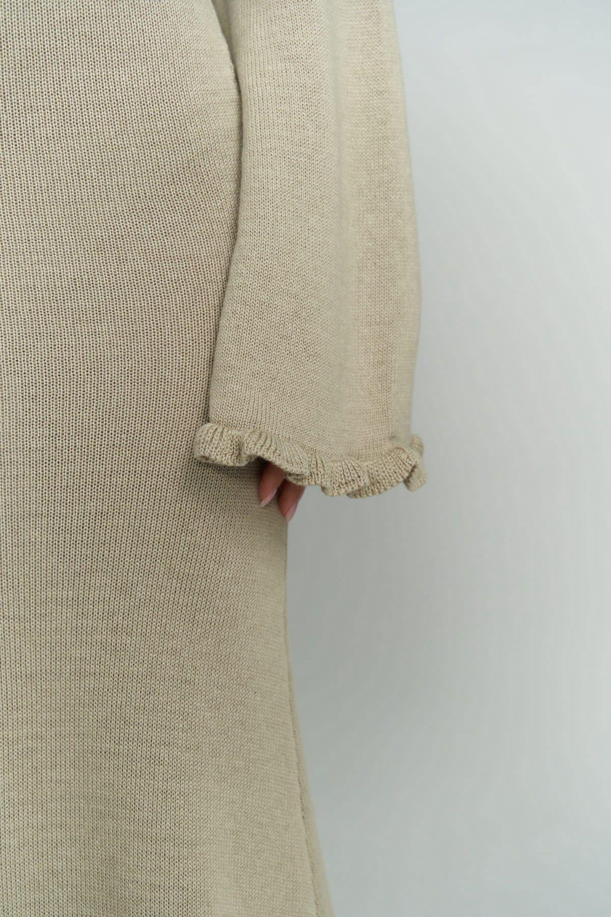 Angela Low Back Stone Knit Dress