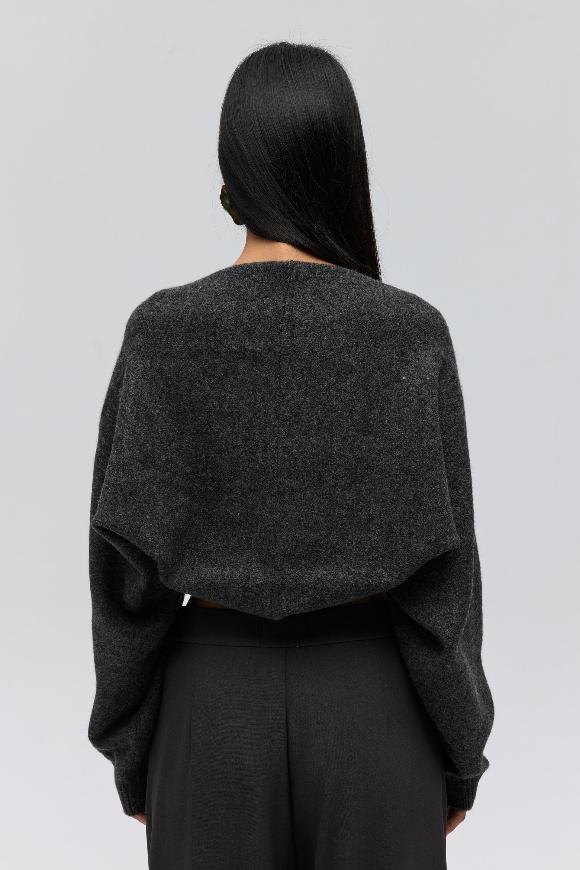 Ardor Uzun Kollu Antrasit Triko Bolero