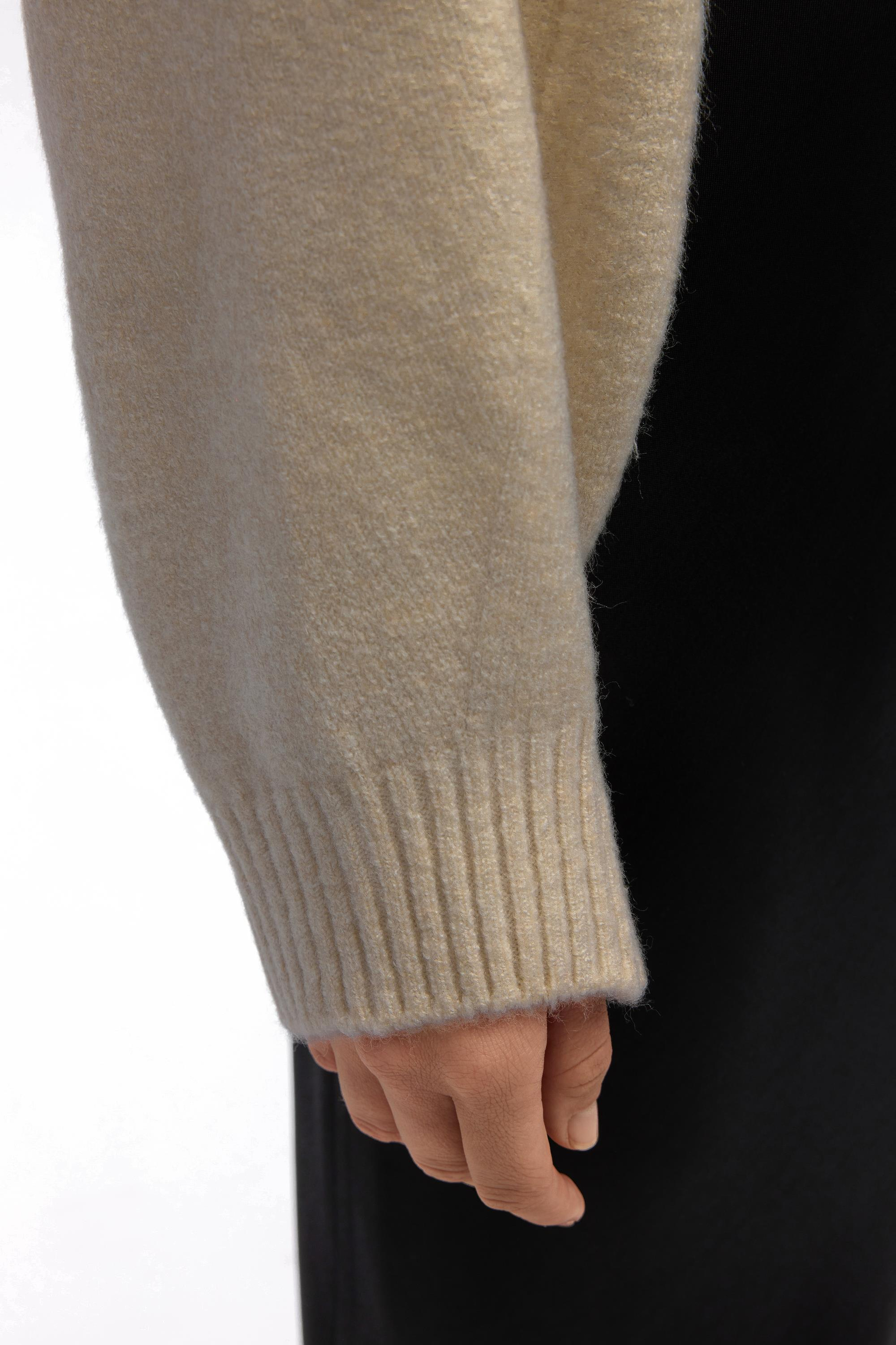 Ardor Uzun Kollu Bej Triko Bolero