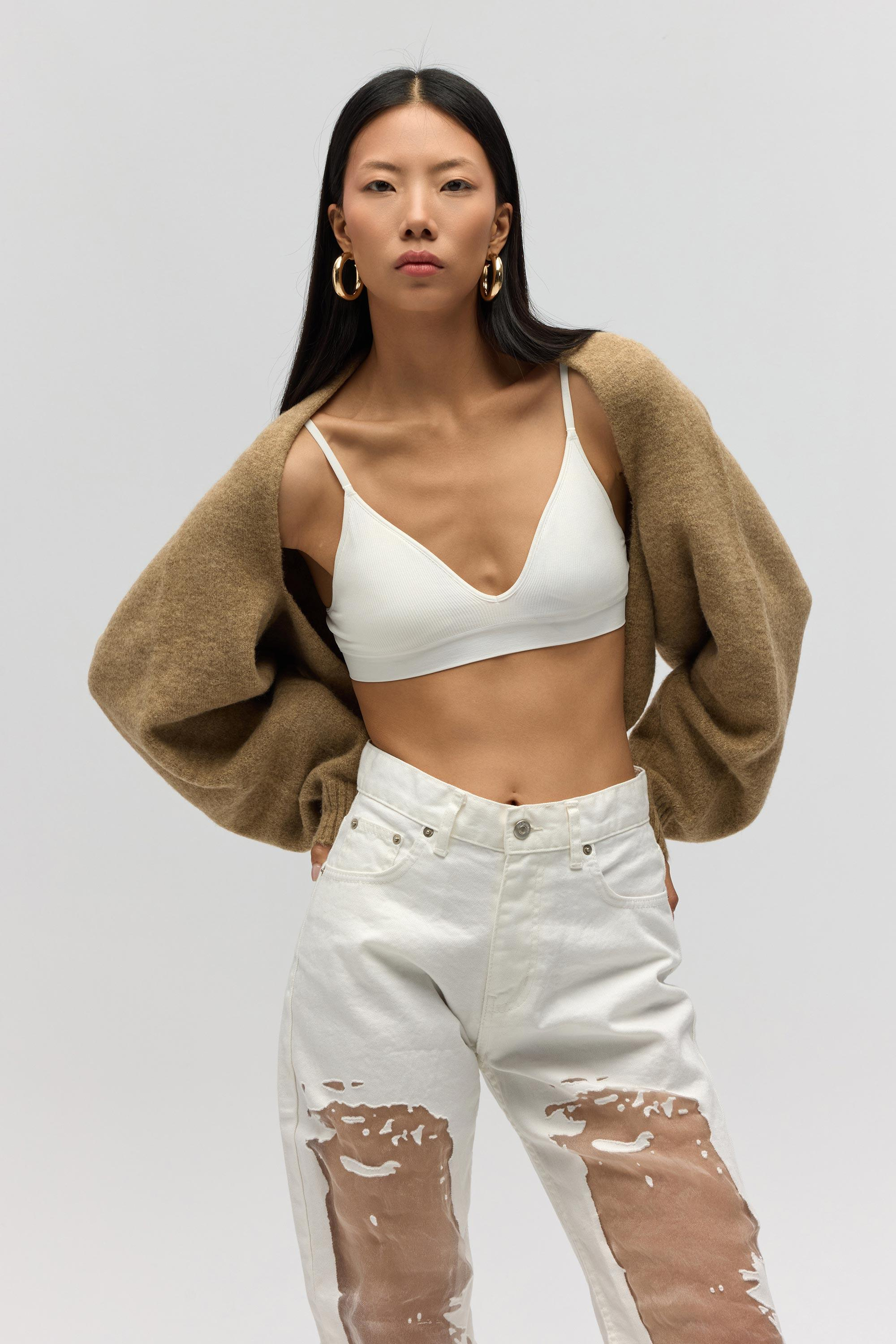 Ardor Uzun Kollu Vizon Triko Bolero