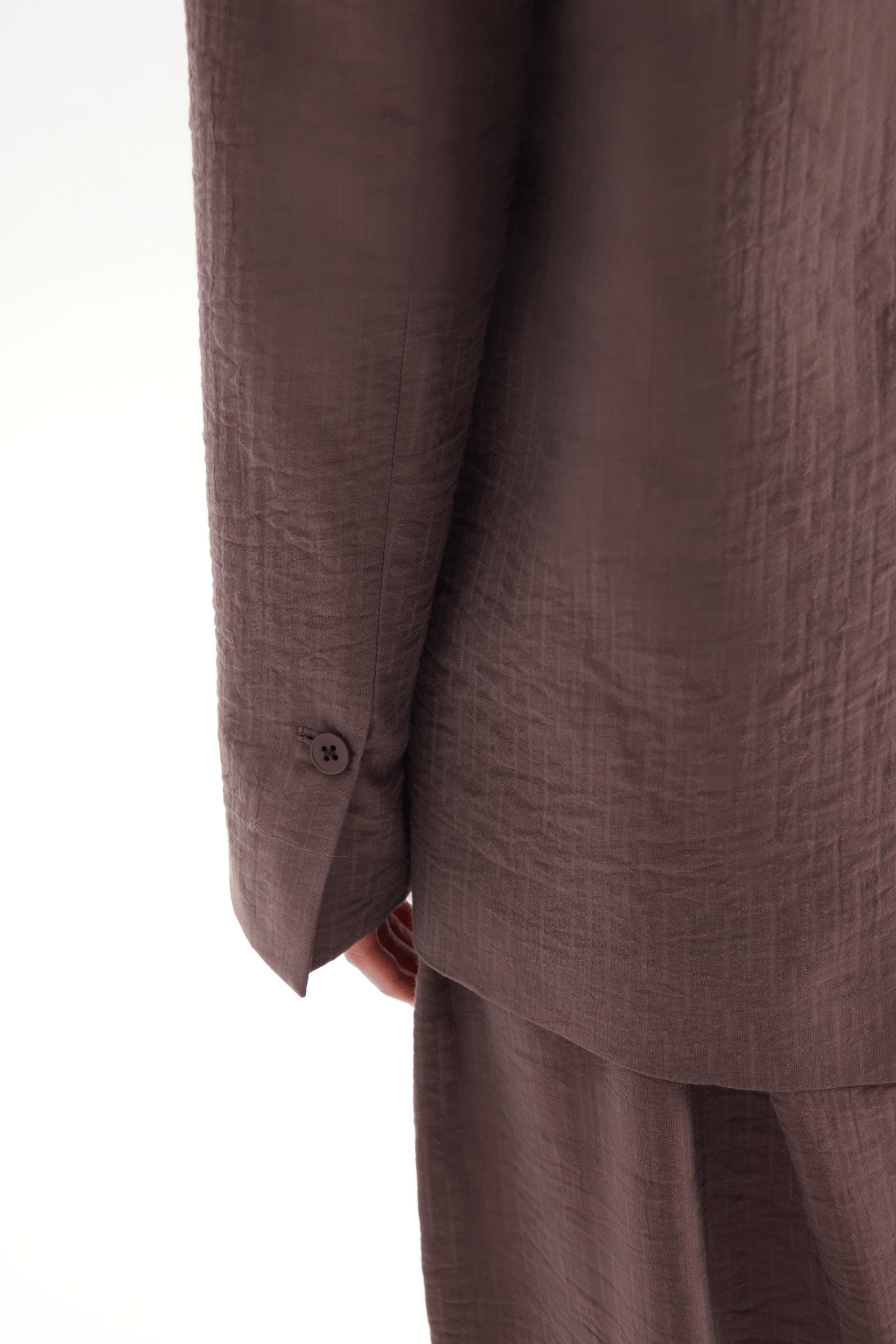 Arisa Kemer Detay Kahve Blazer Ceket