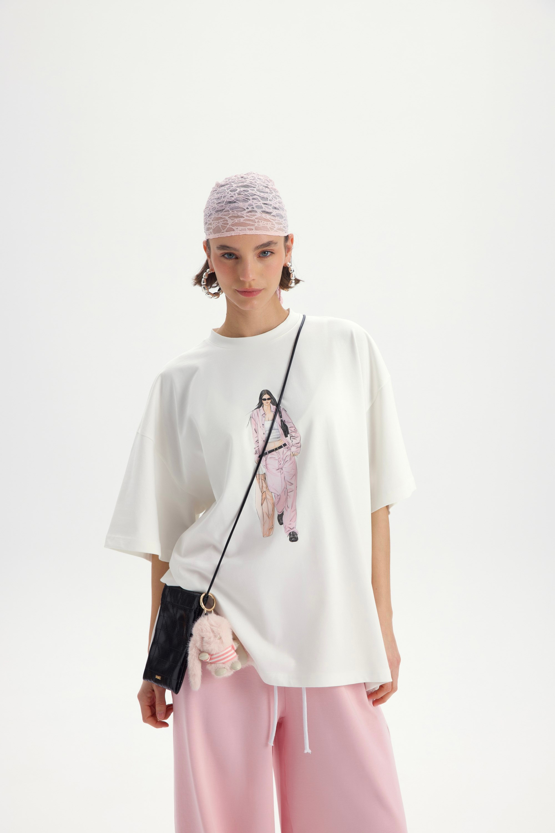 Arles Pembe T-Shirt Eşofman Takım