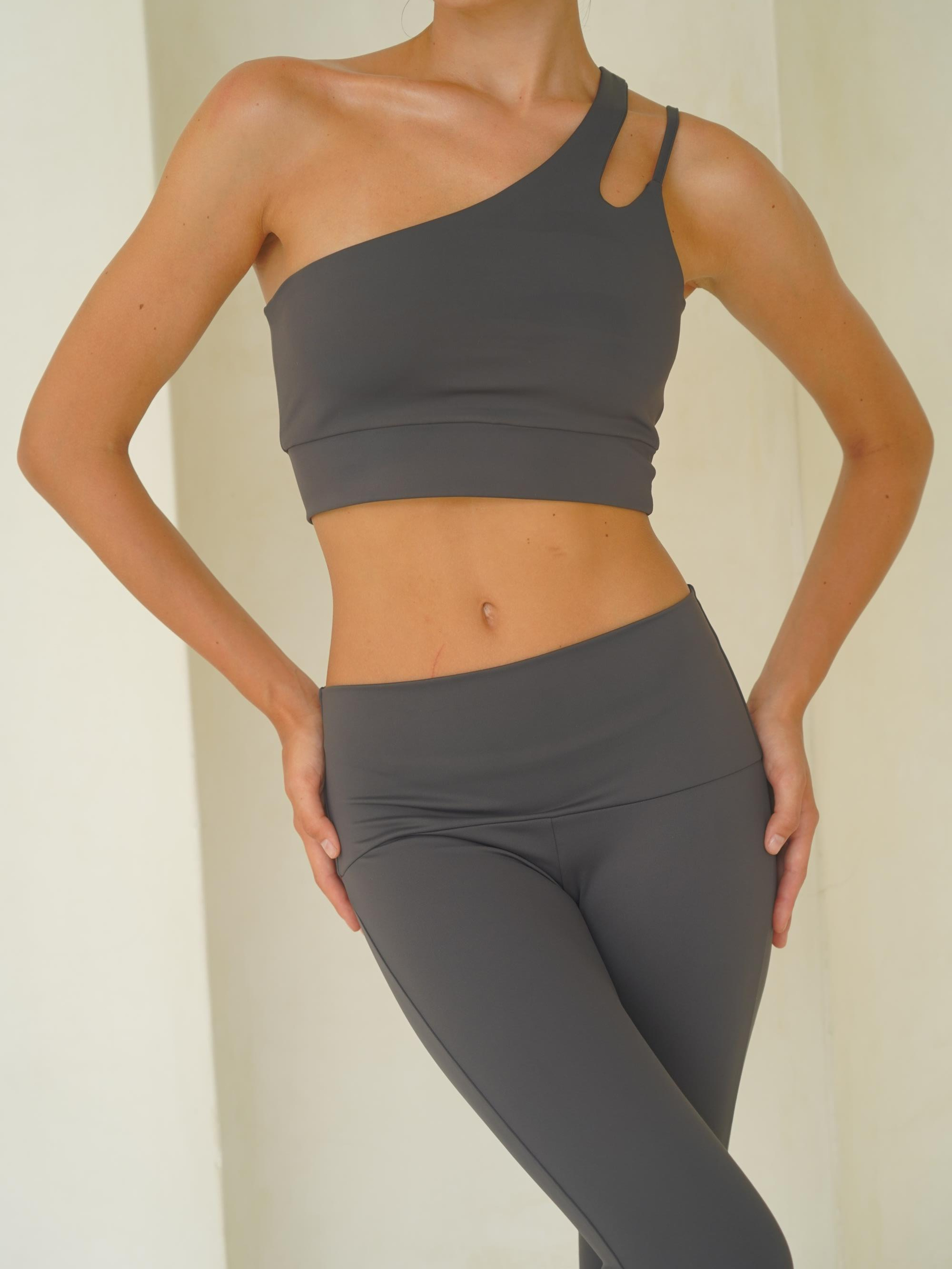 Asana Geniş Paça Spor Antrasit Pantolon