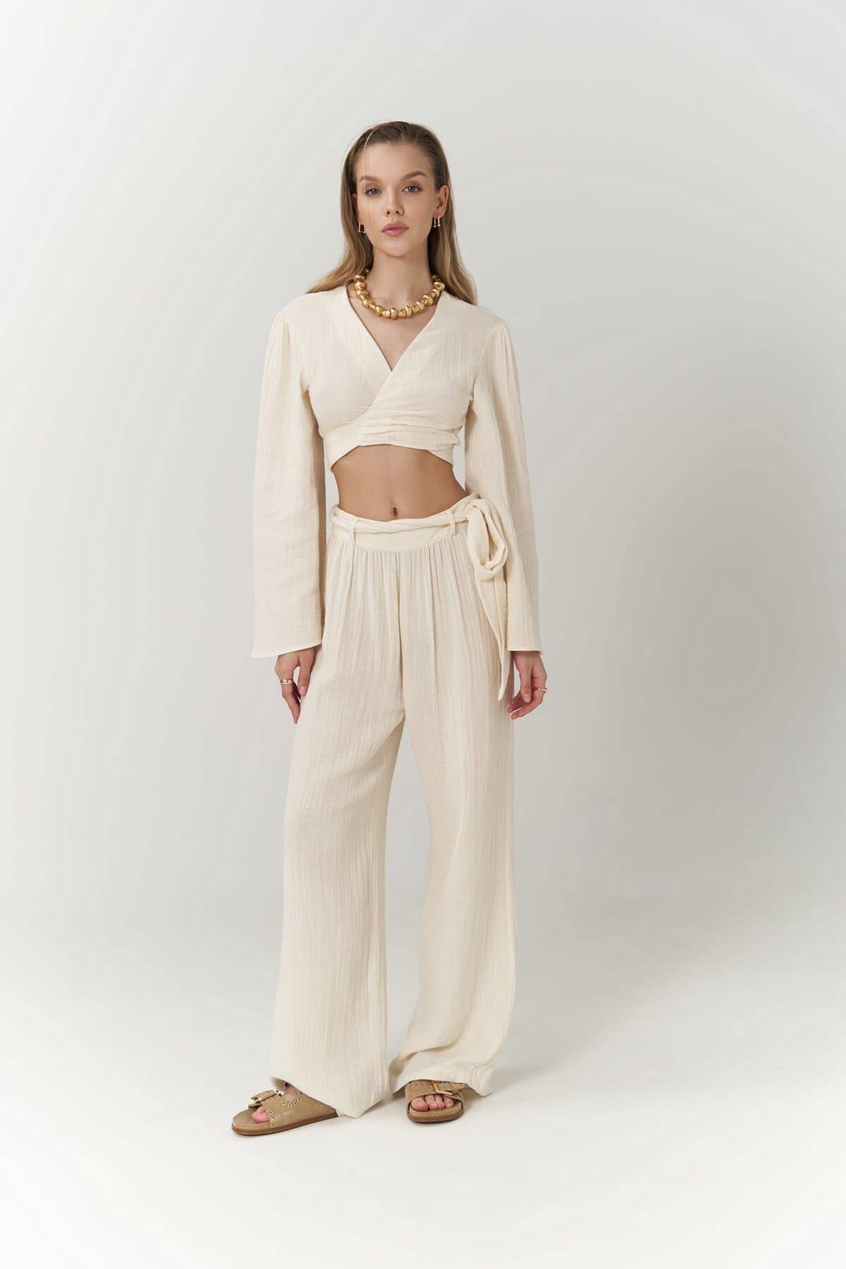 Atina Natural Müslin Takım