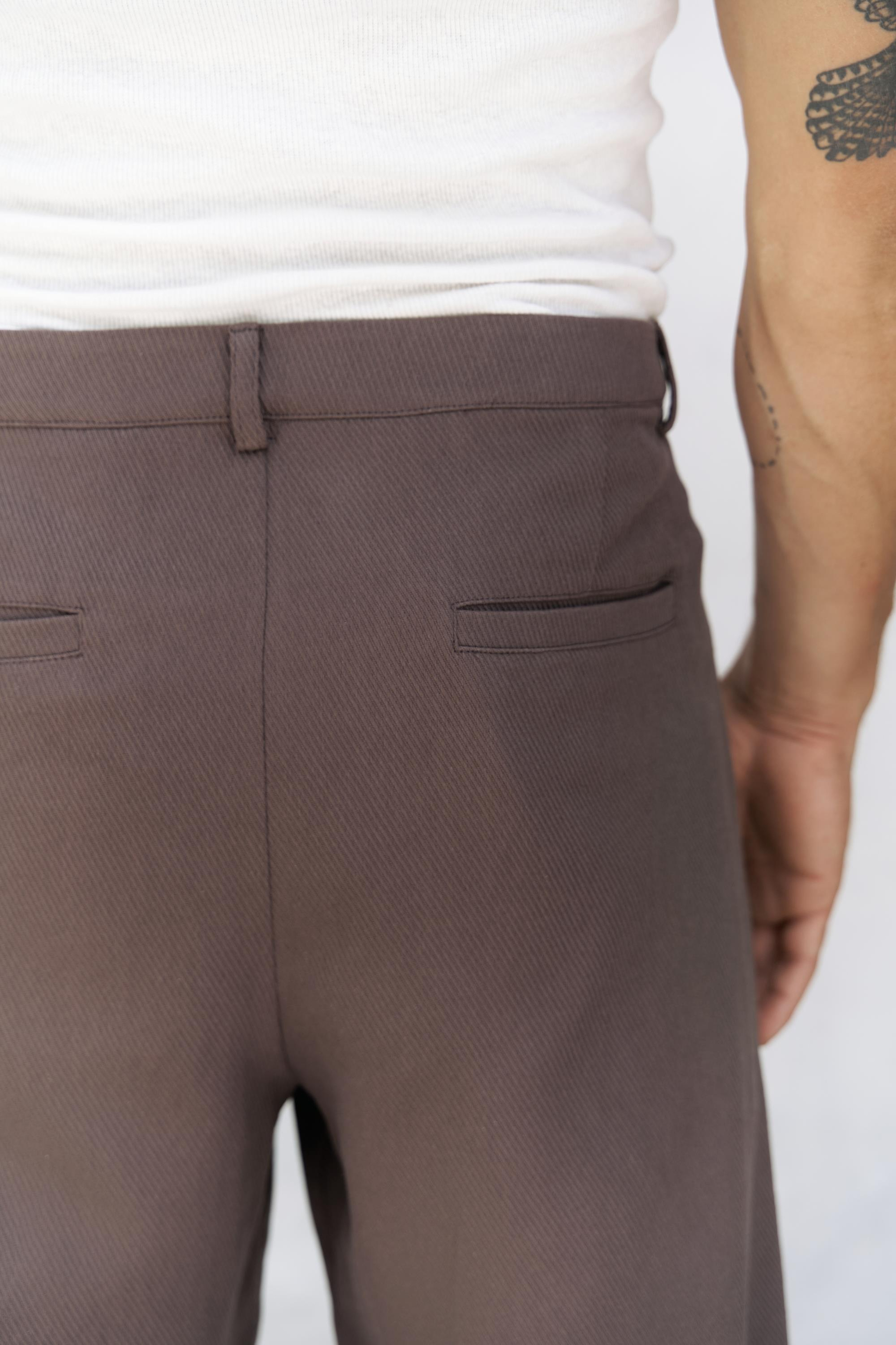 Ayyubay Kahve Pileli Erkek Pantolon