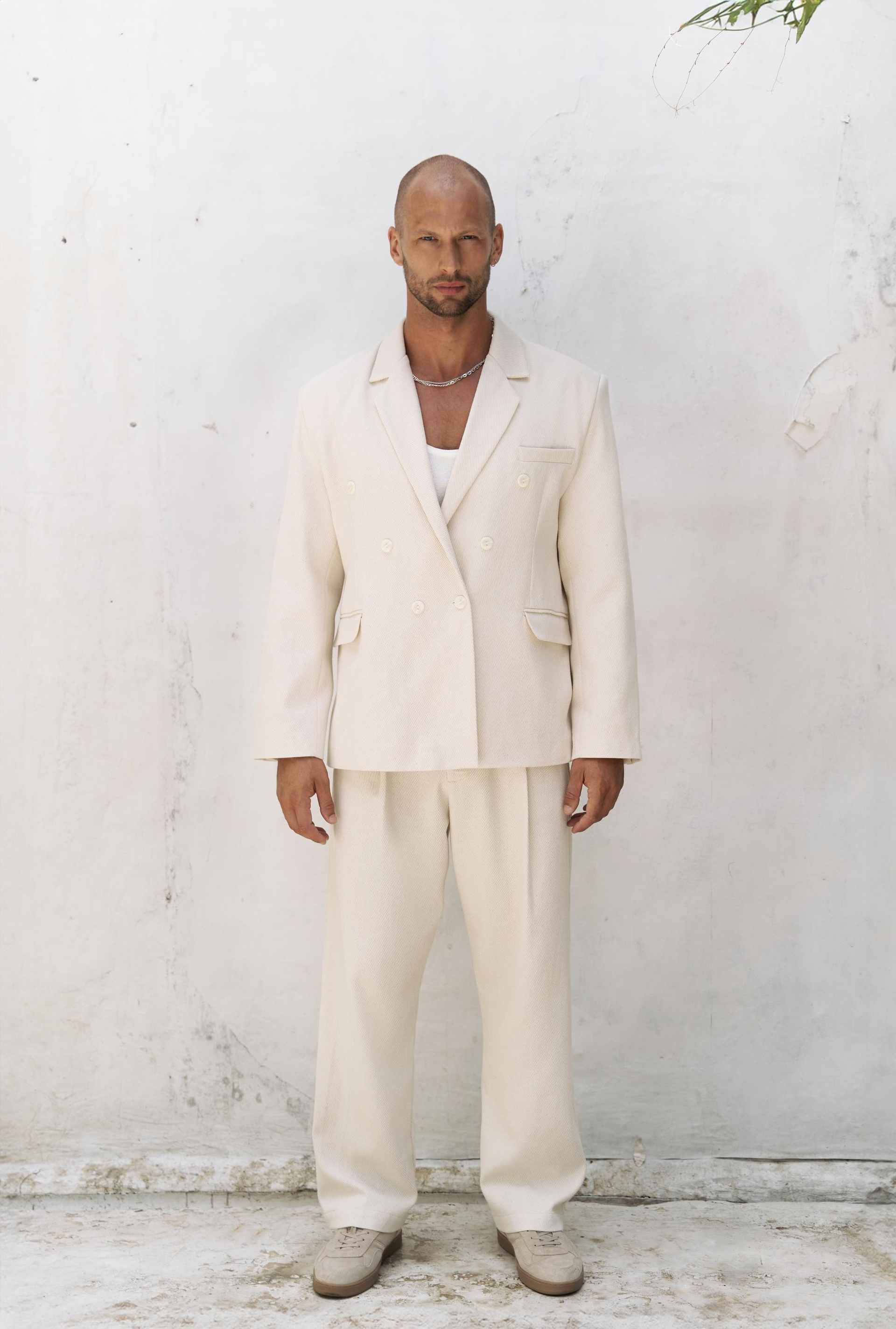 Ayyubay Naturel Erkek Blazer Ceket