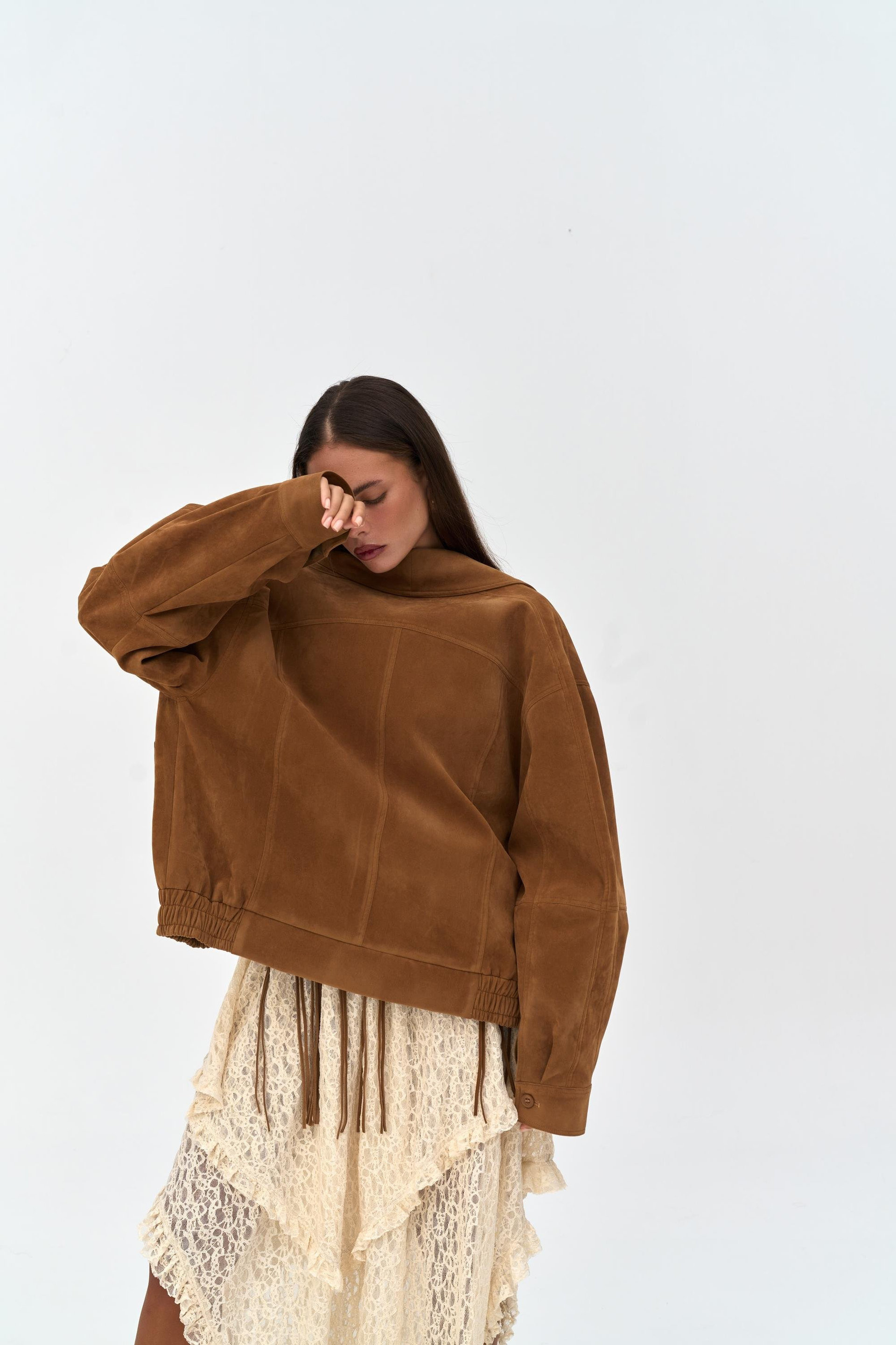 Bandera Camel Unisex Bomber Ceket