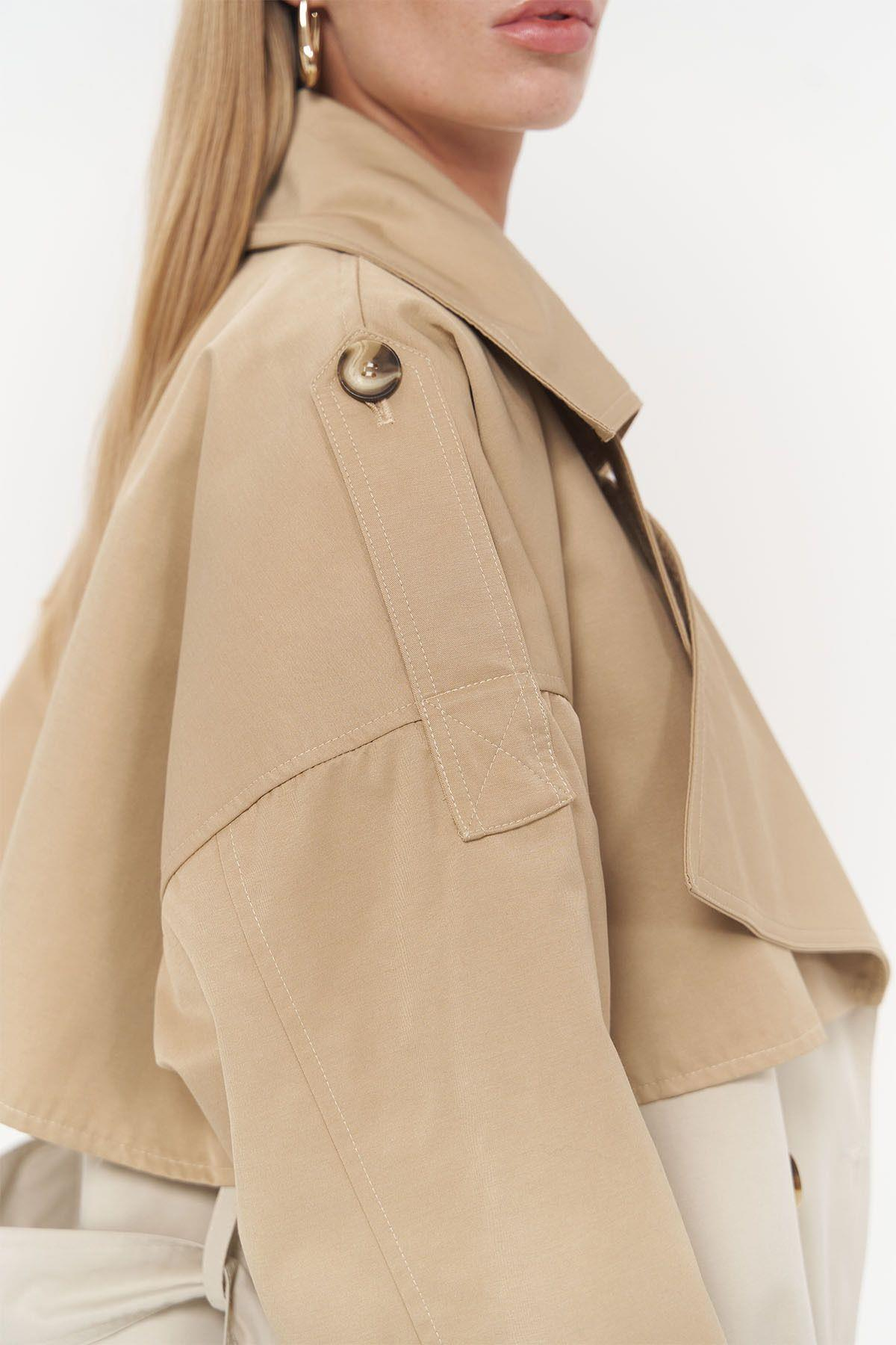 Bellamy Light Brown Beige Trench Coat