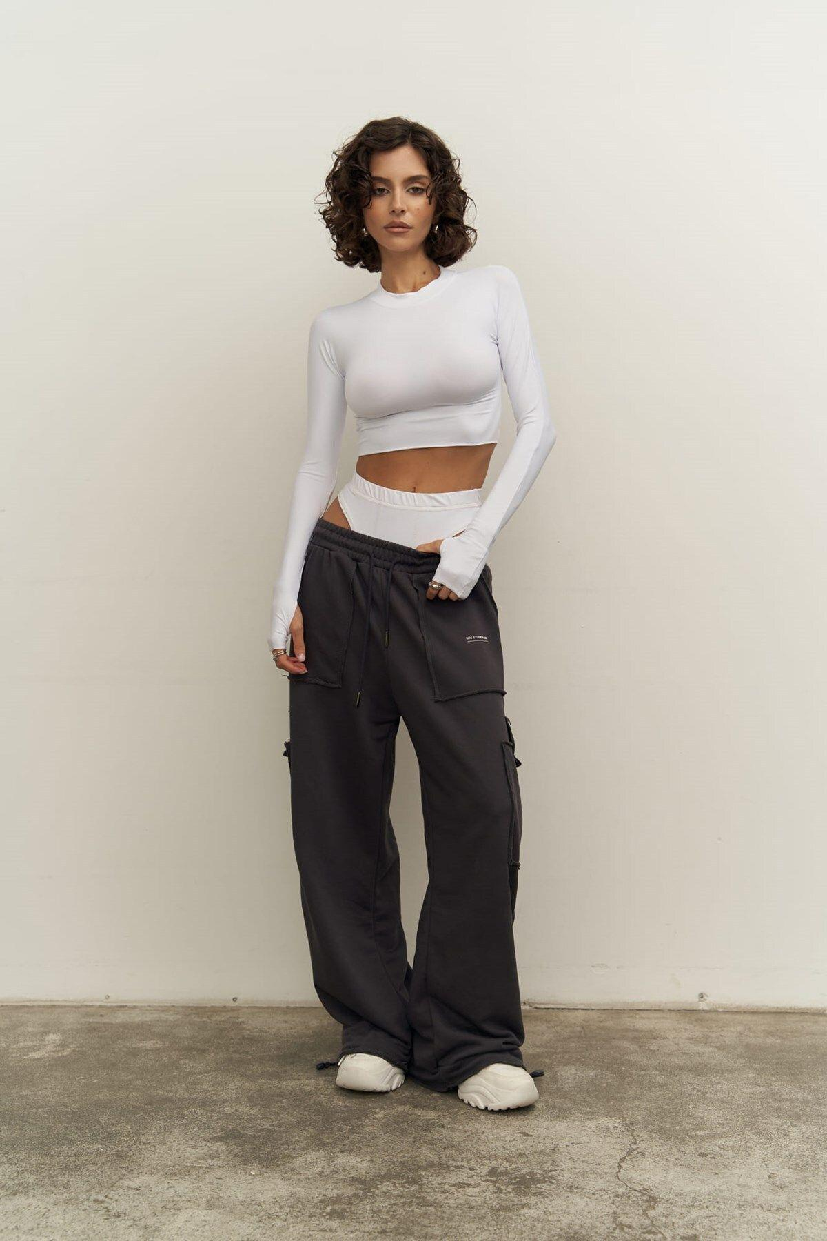 Mai Collection Biance White Crop