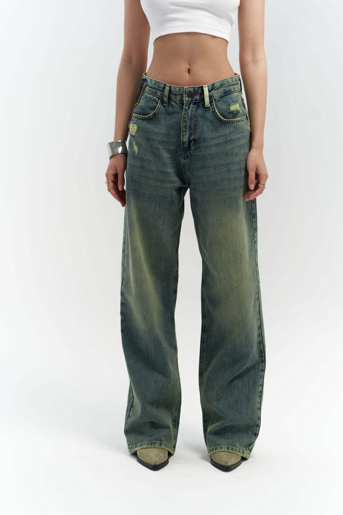 Blair Green Jeans