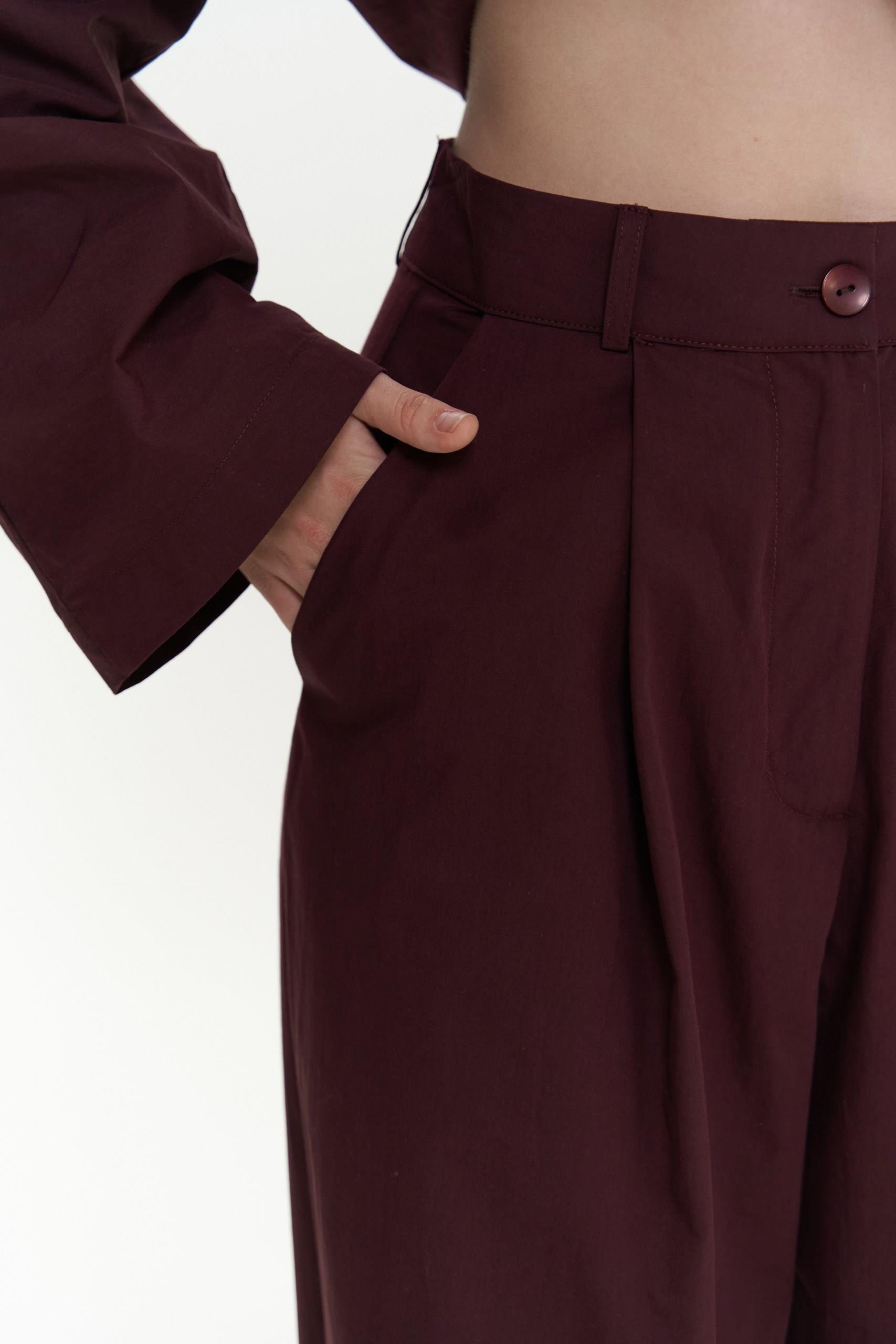 Blenham Bordo Gömlek Pantolon Takım