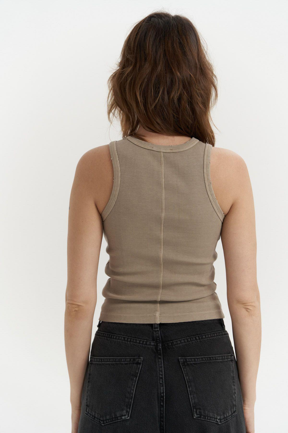 Bone Khaki Crop
