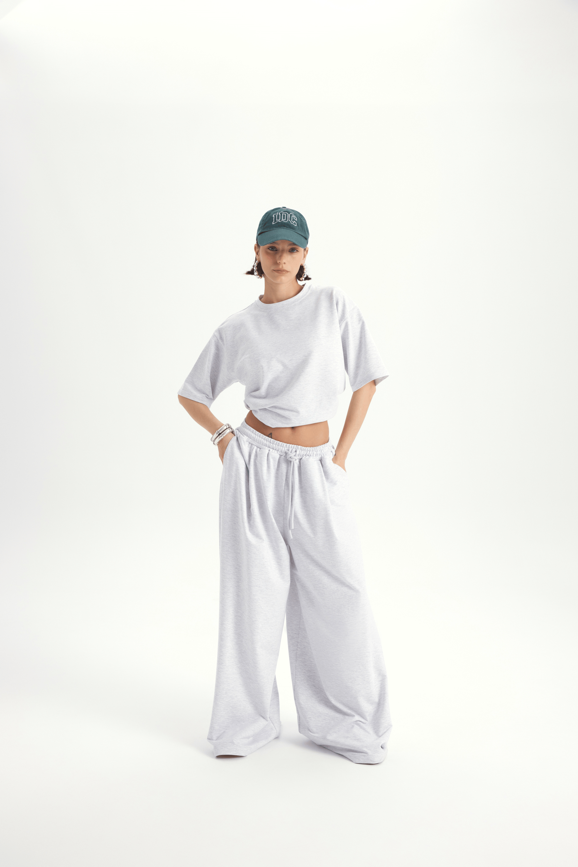 Bruges Oversize Karmelanj T-Shirt Eşofman Takım