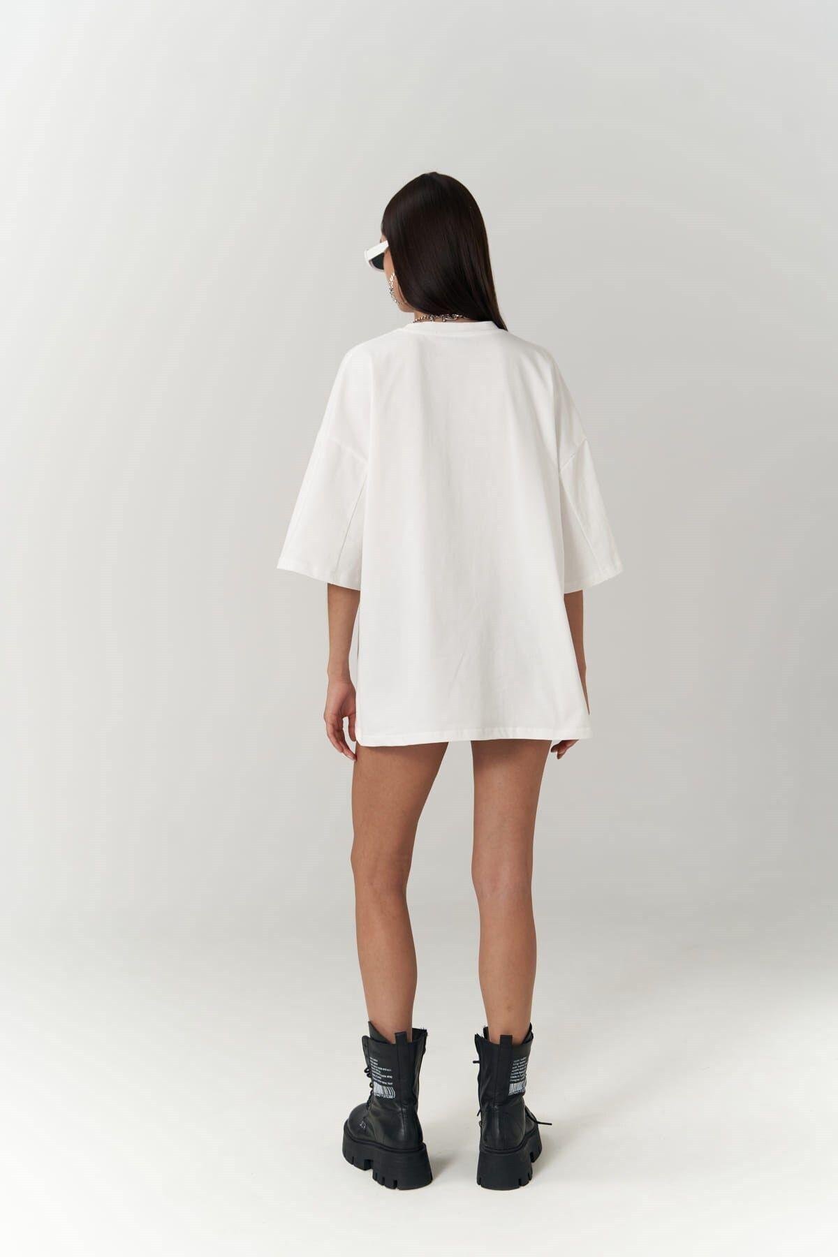 Buffy White Oversize T-shirt