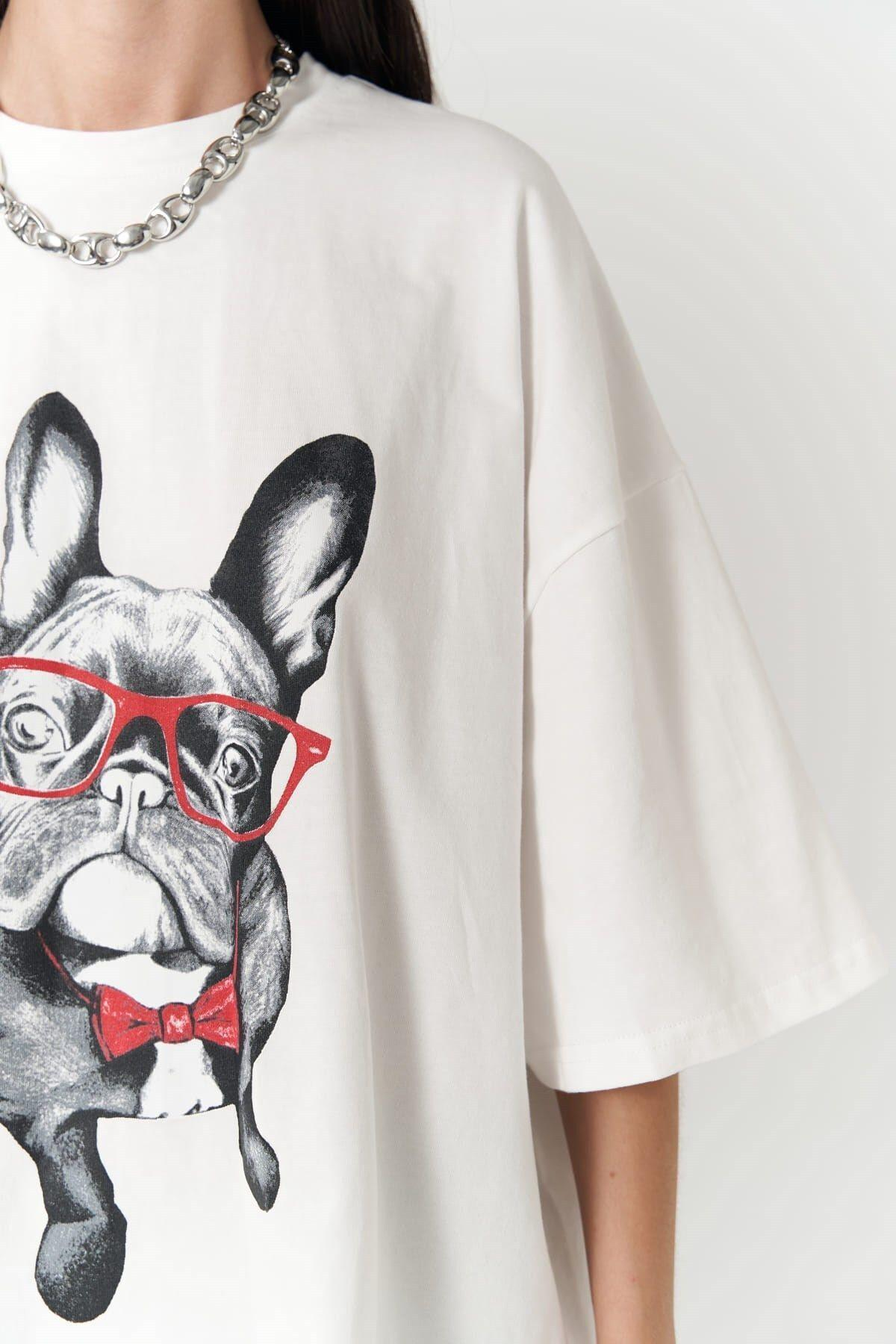 Buffy White Oversize T-shirt