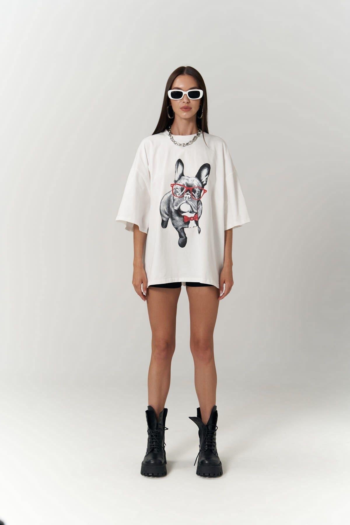 Buffy White Oversize T-shirt