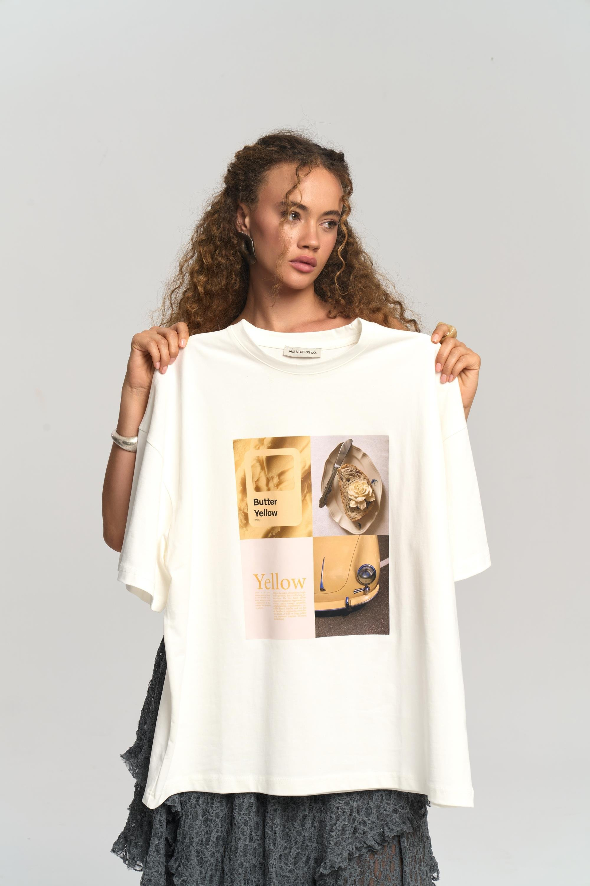 Butter Oversize Beyaz T-Shirt