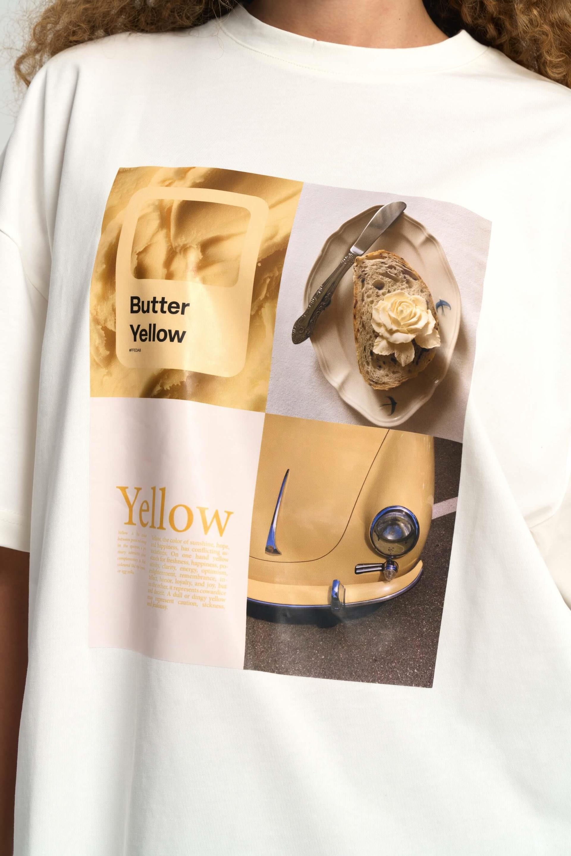 Butter Oversize Beyaz T-Shirt