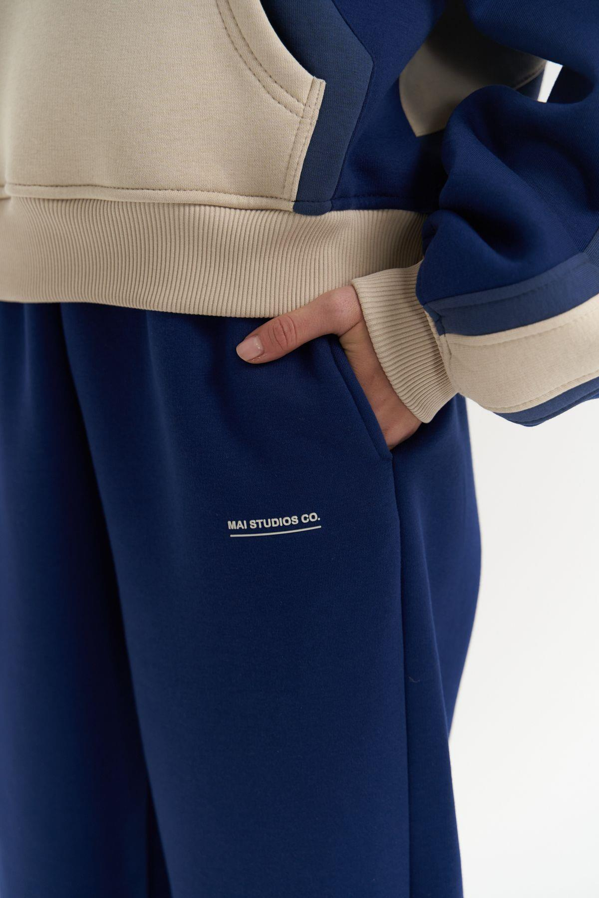Calix Navy Blue Tracksuit with Contrast Trim