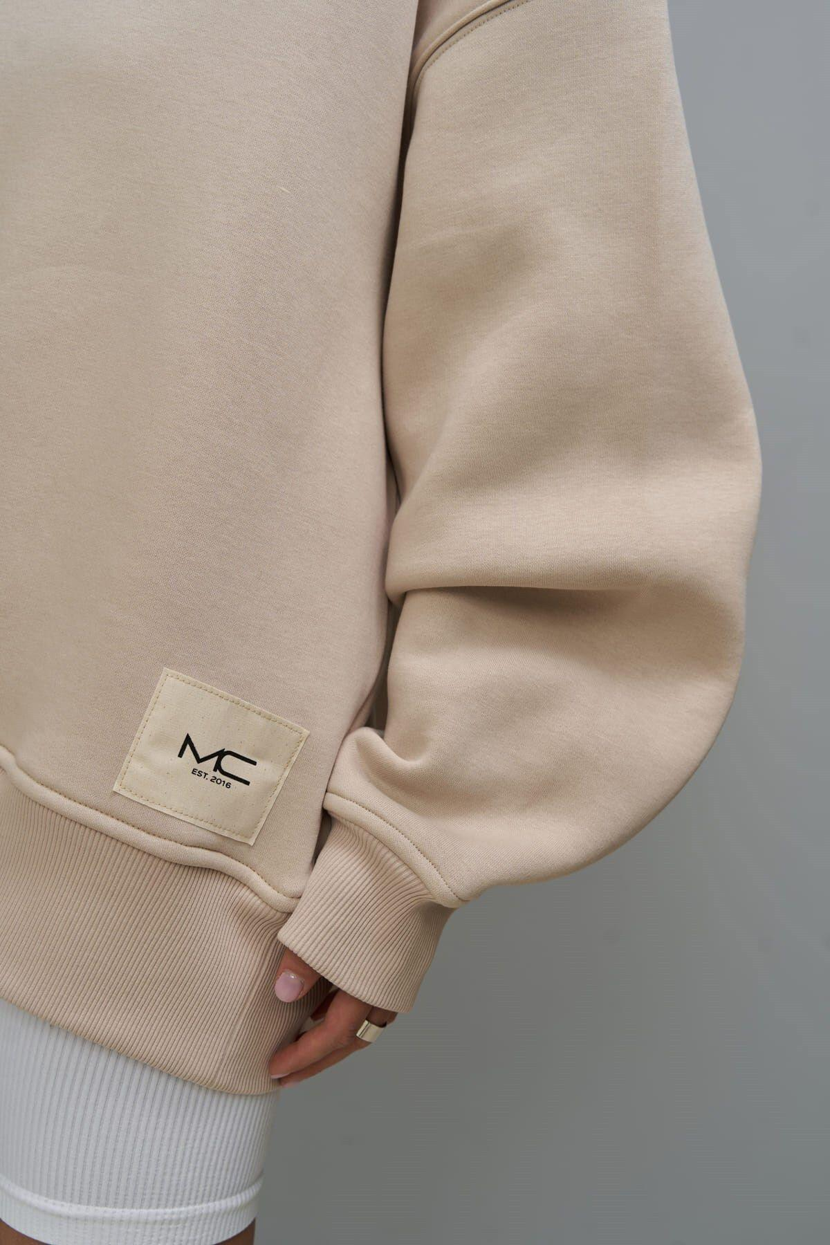 Cashback Beige Oversize Sweatshirt