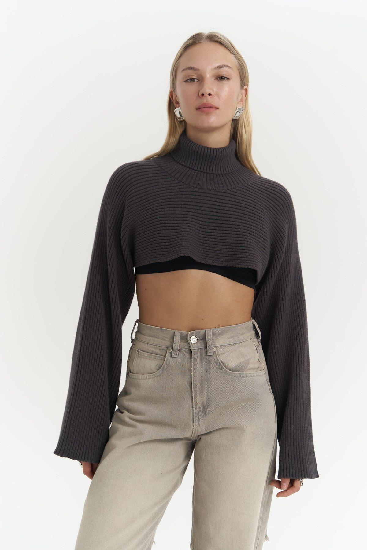 Coperni Antrasit Triko Bolero