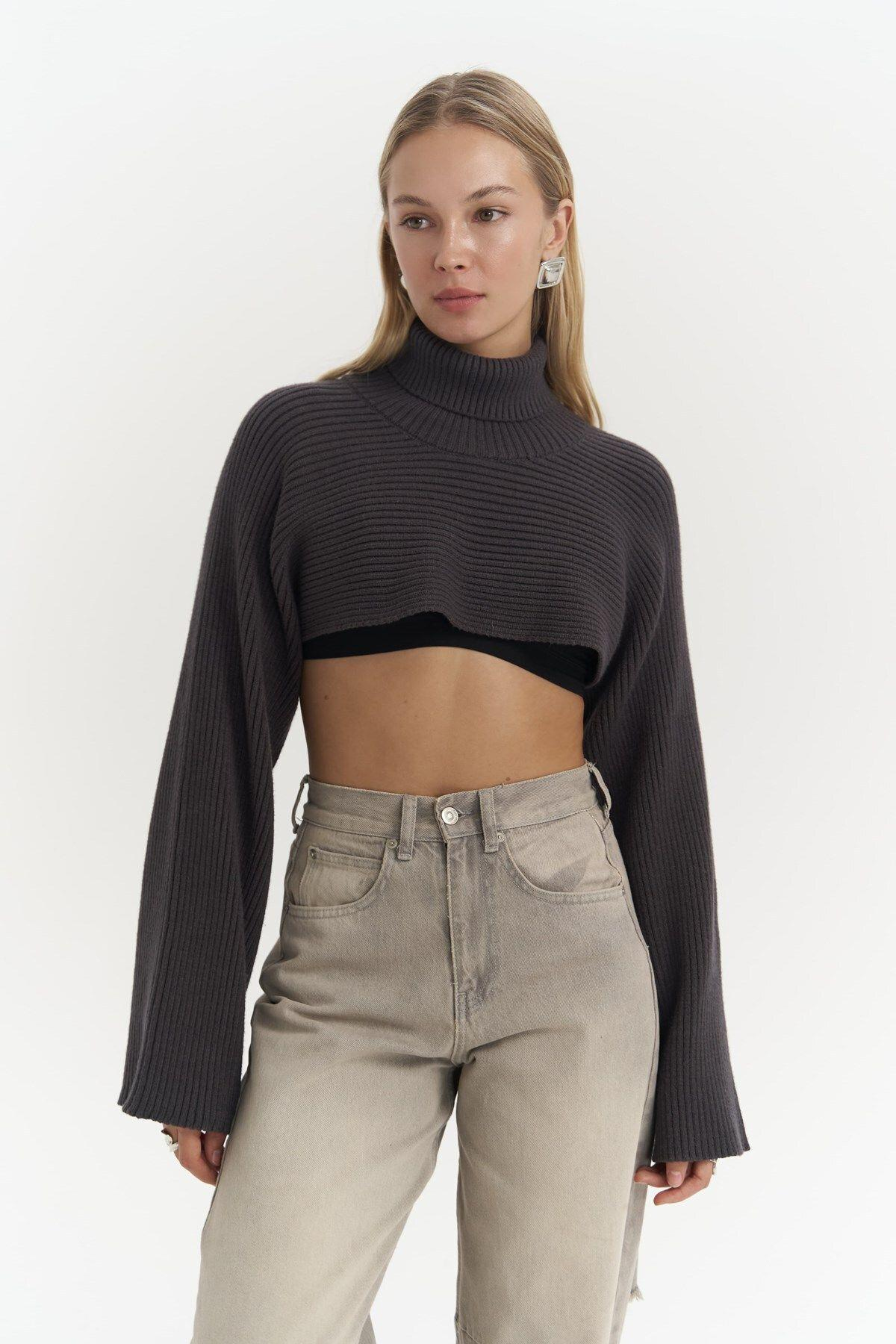 Coperni Antrasit Triko Bolero