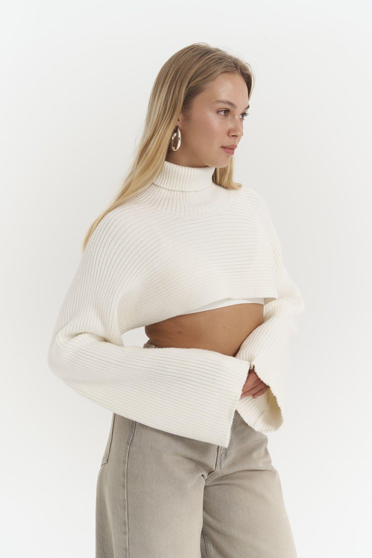 Coperni Ecru Knit Bolero
