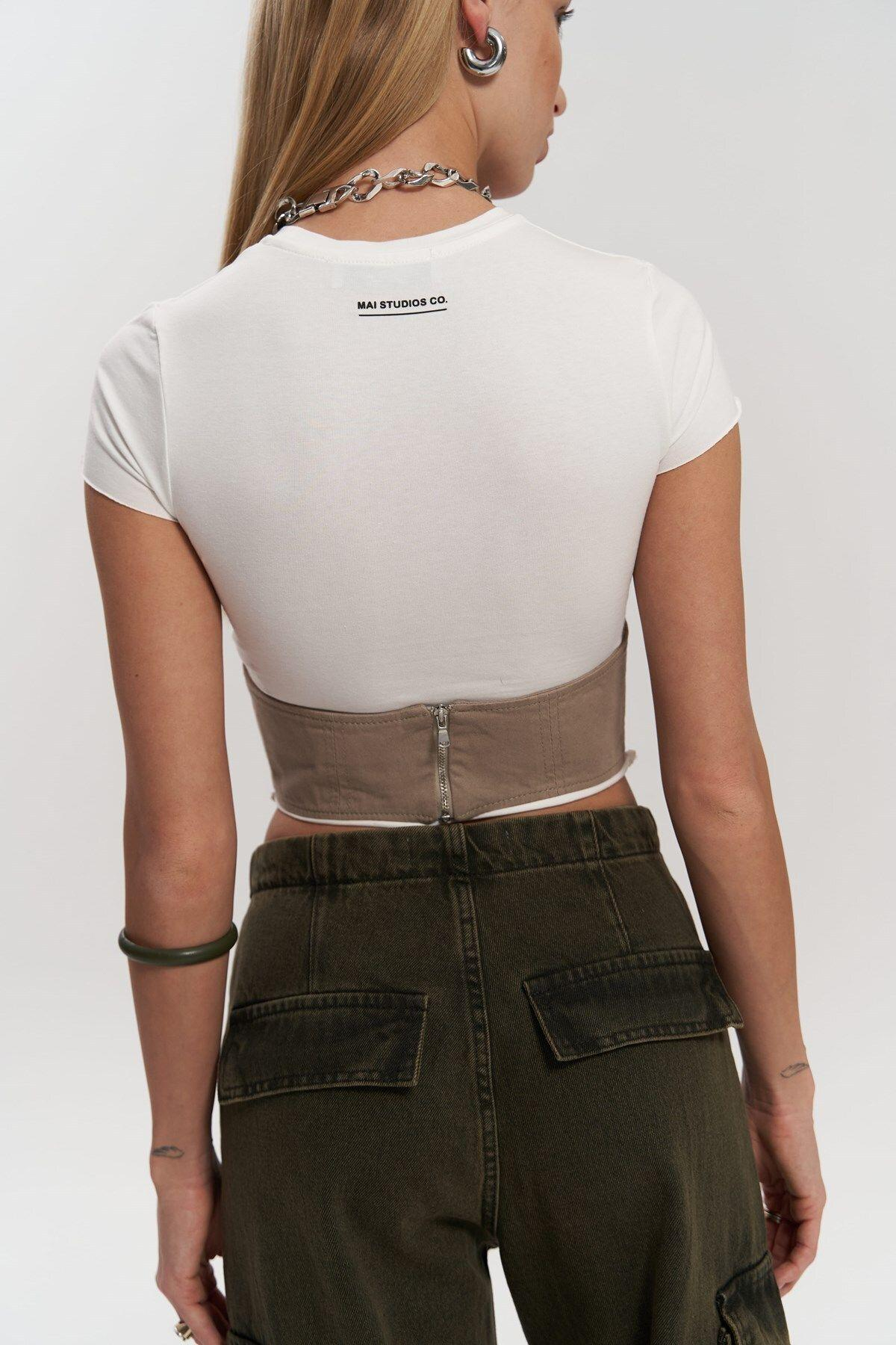 Cora Beige Corset