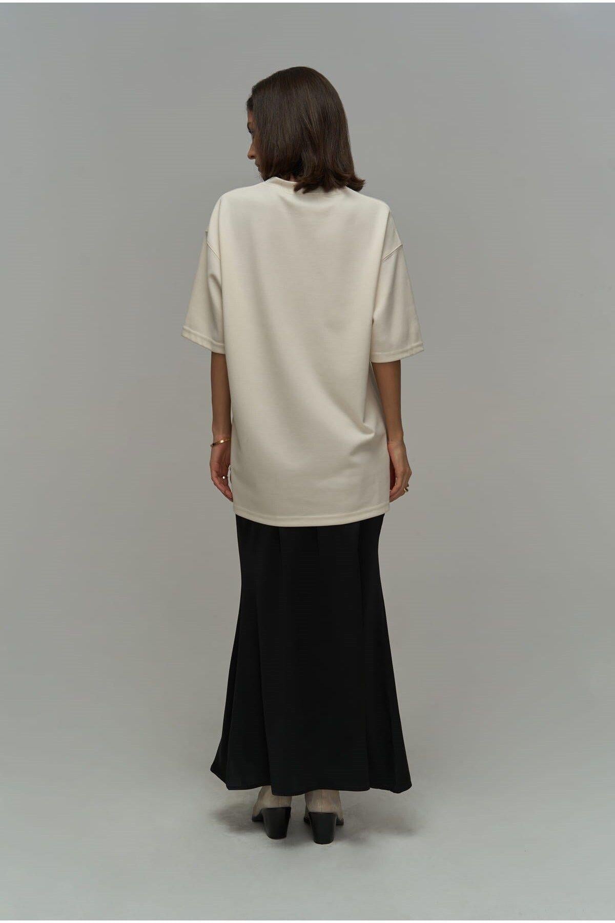 Corset Kemik Oversize T-Shirt