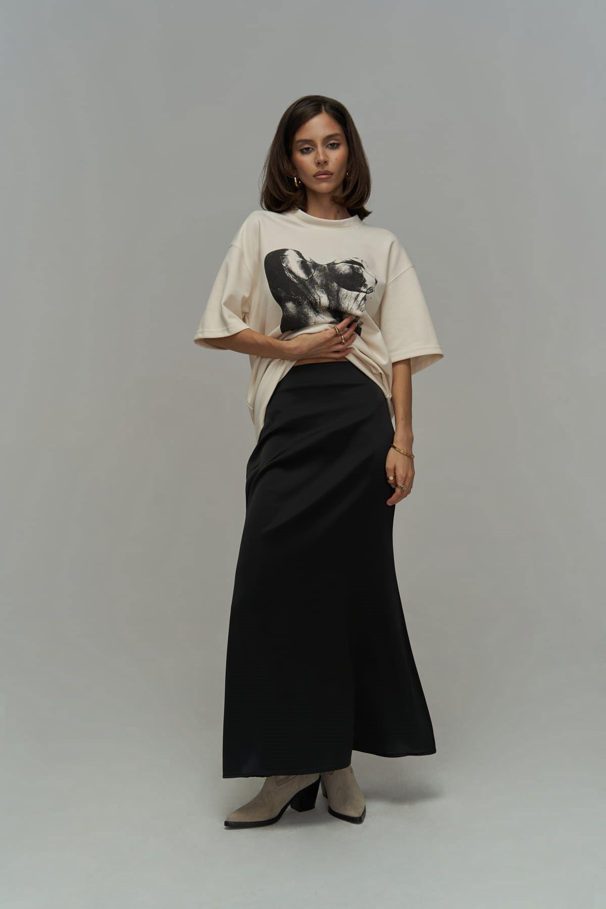 Corset Kemik Oversize T-Shirt
