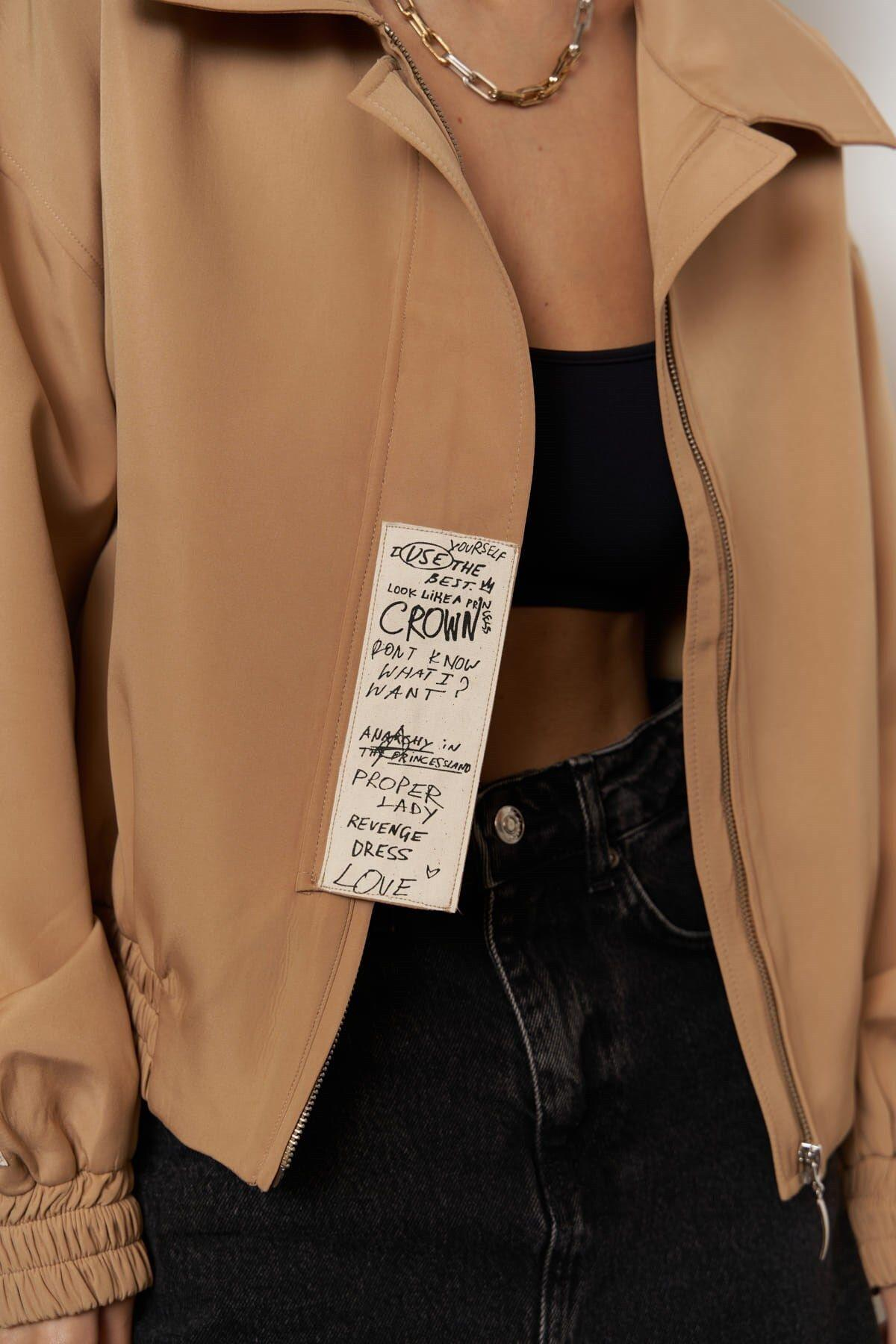 Crown Taba Bomber Ceket