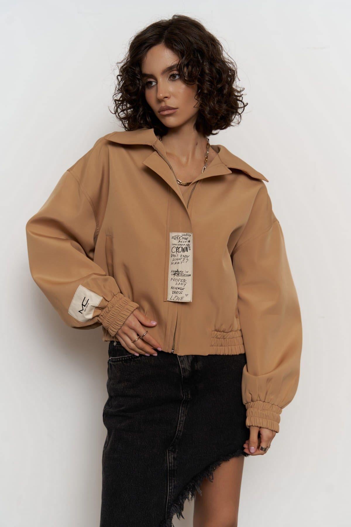 Crown Taba Bomber Ceket