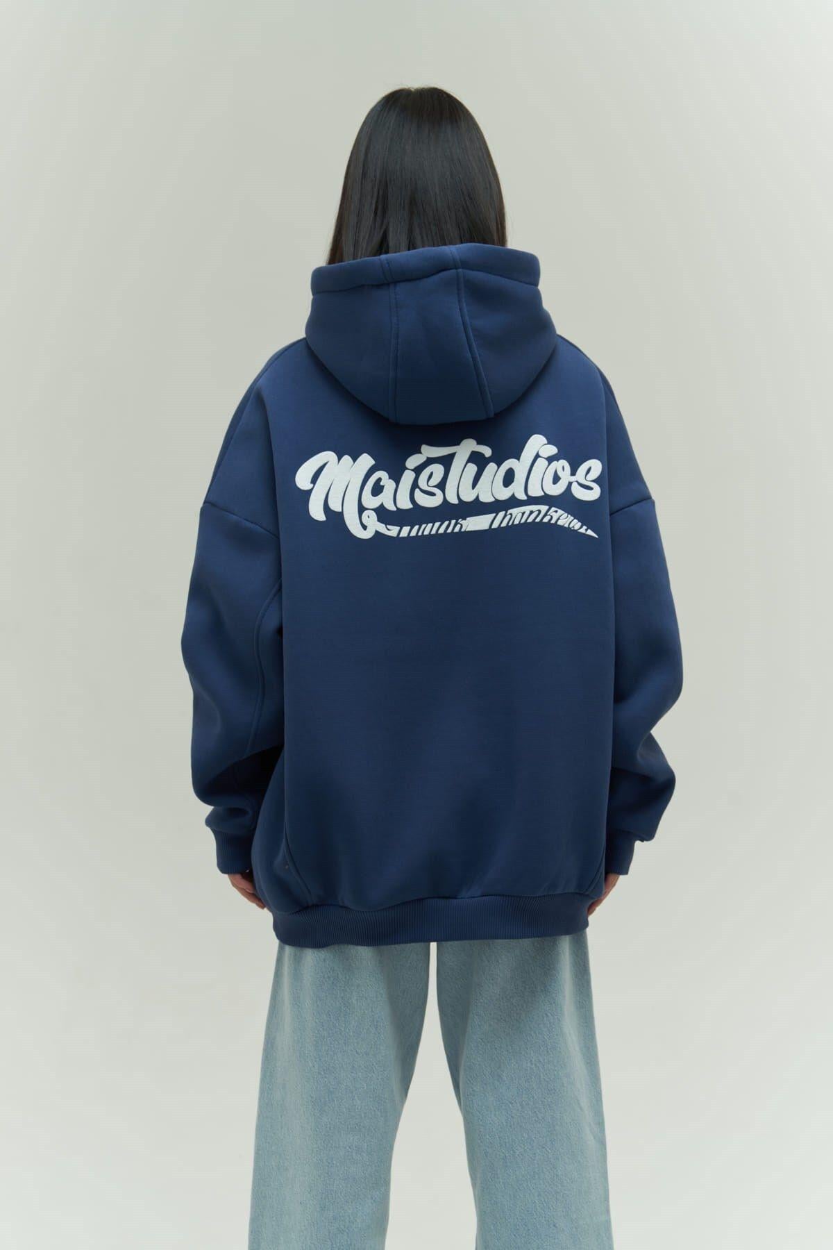 Denton Indigo Hoodie Sweatshirt