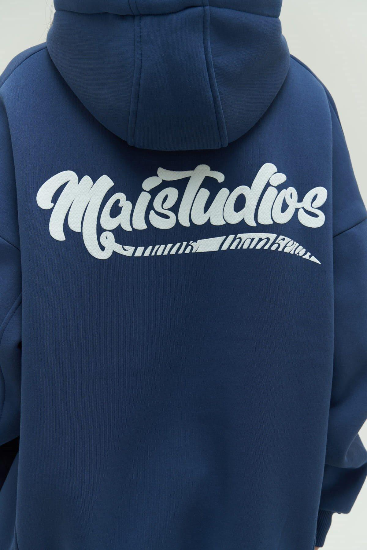 Denton Indigo Hoodie Sweatshirt