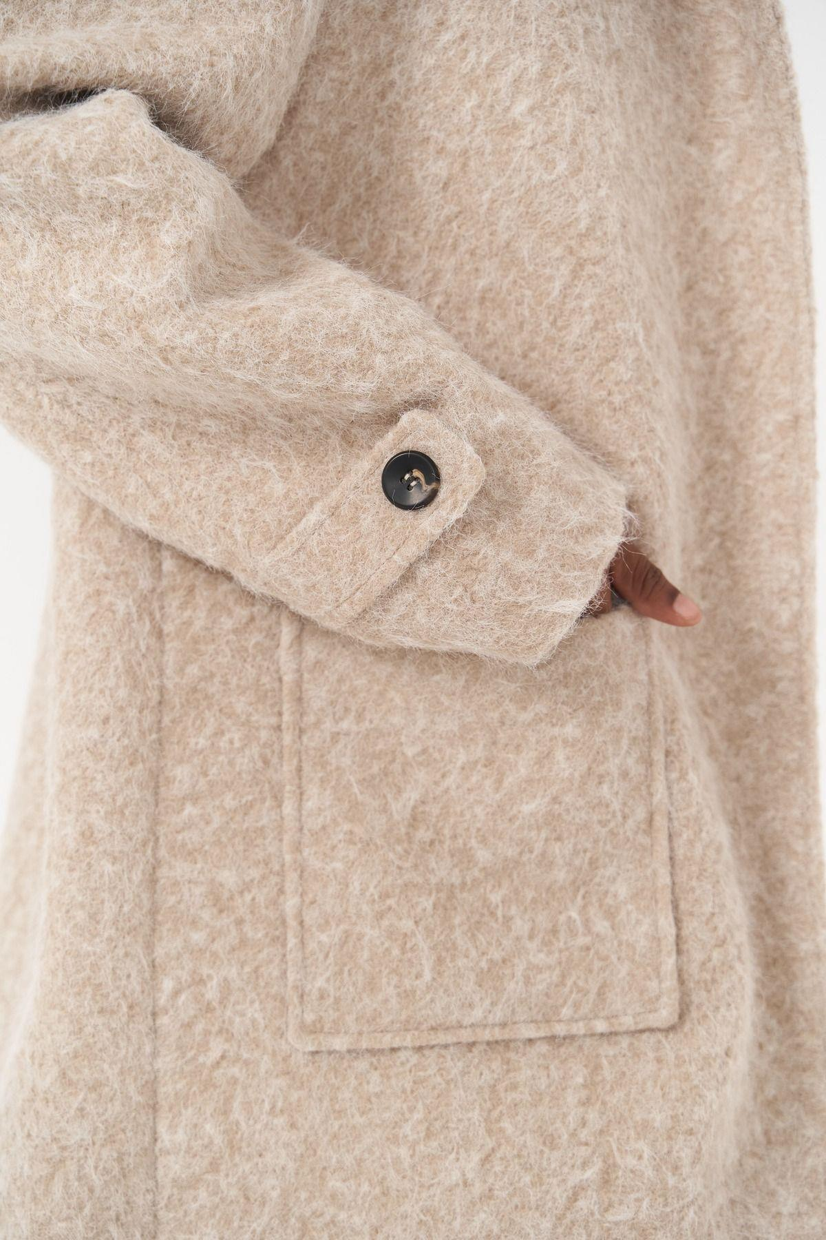 Diana Beige Long Coat