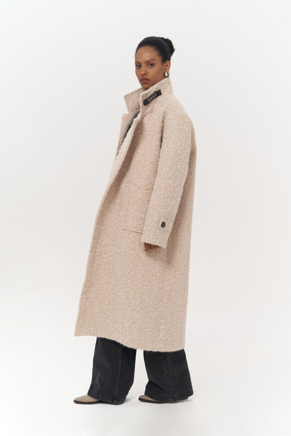Diana Beige Long Coat