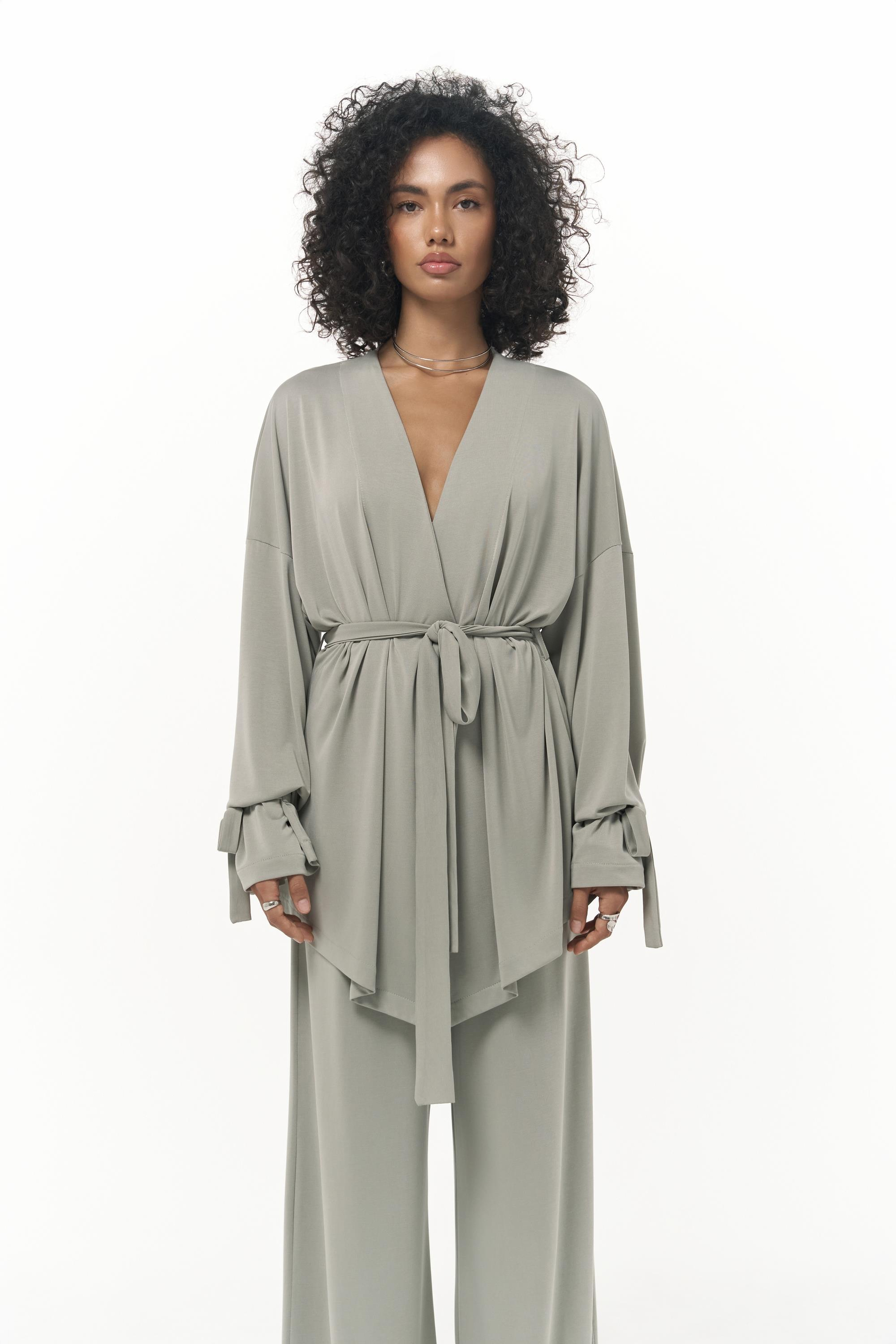 Donna Mint Kimono Pantolon Takım 