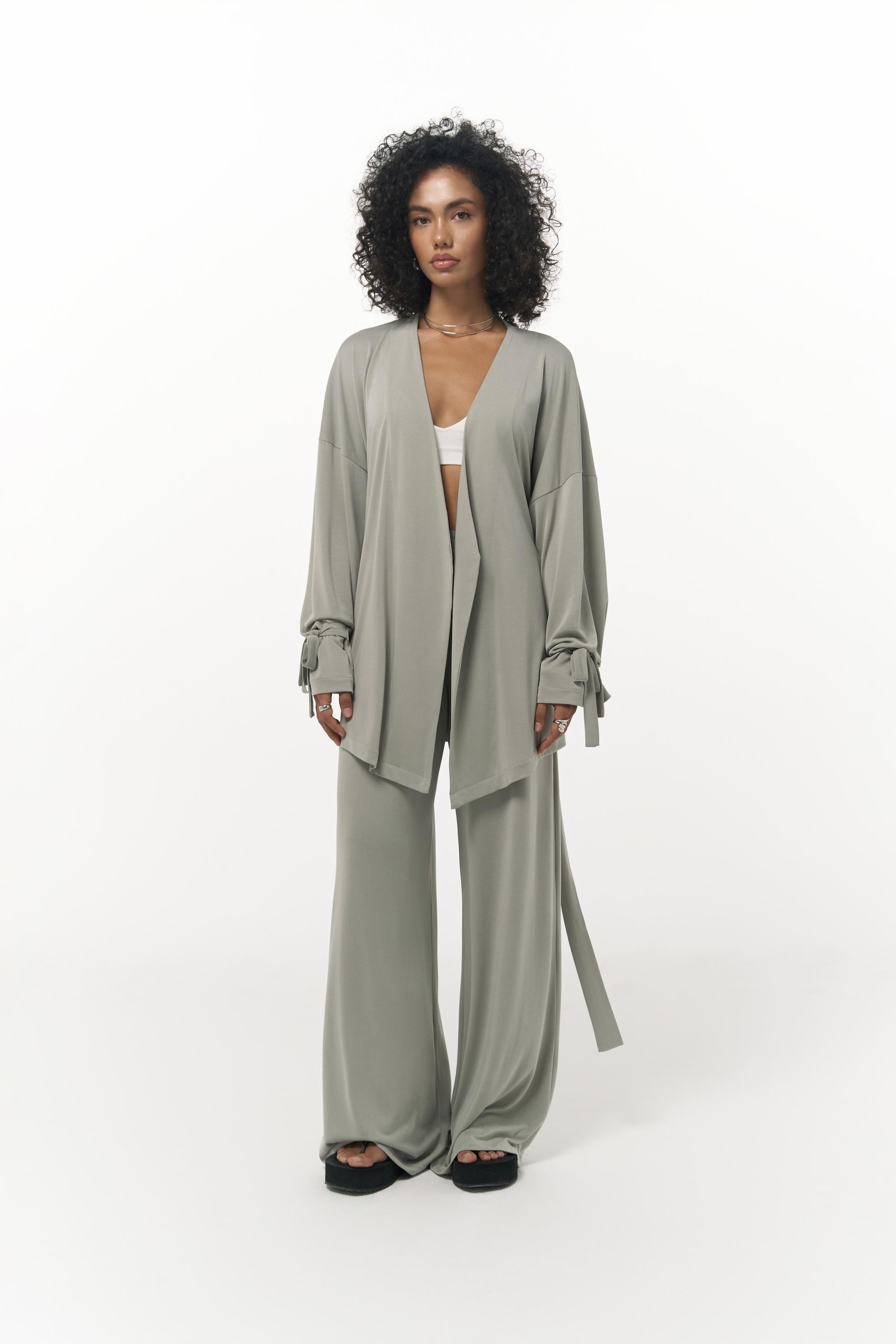 Donna Mint Kimono Pantolon Takım 
