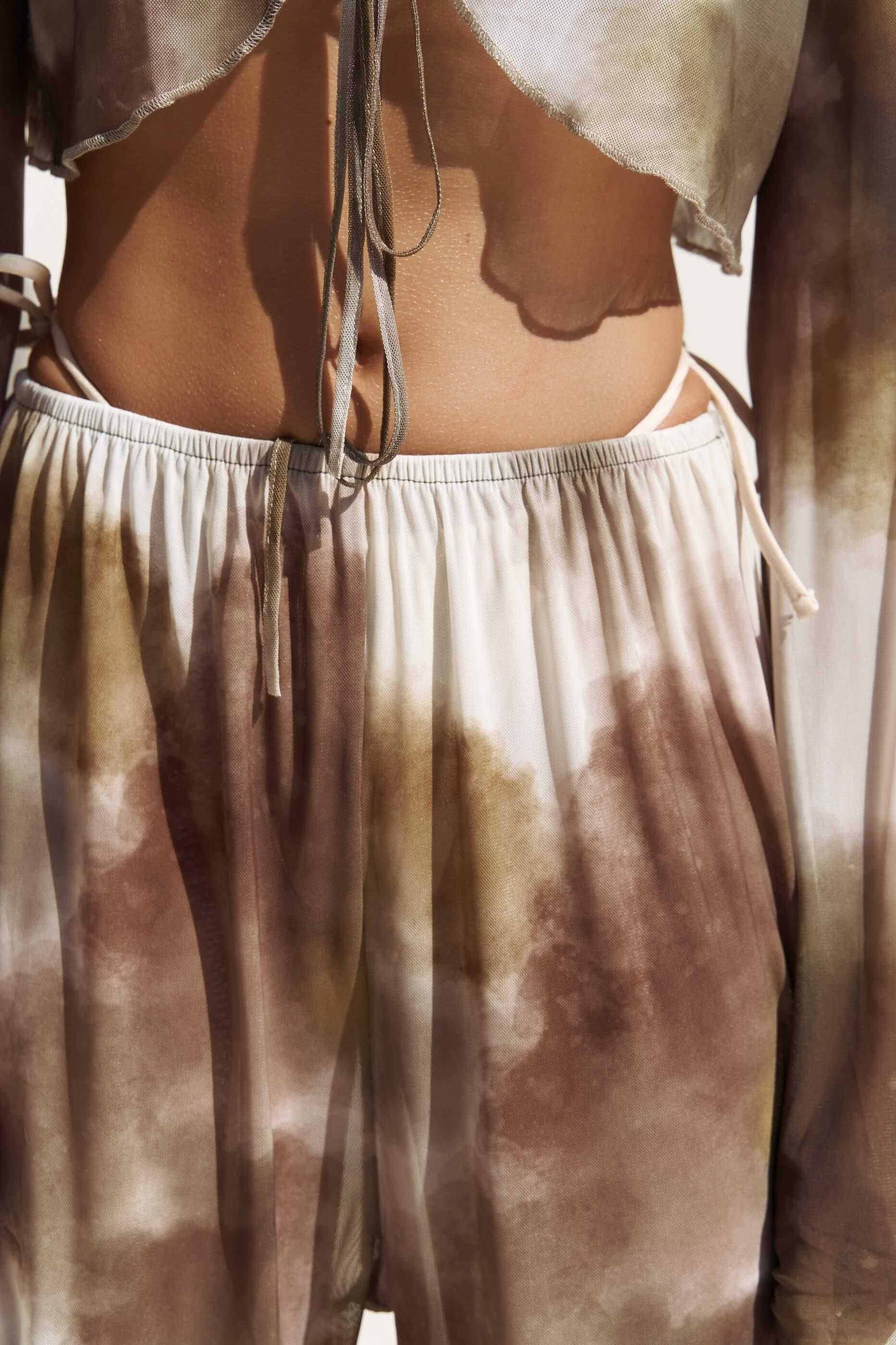 Donovarah Yeşil Crop Pantolon Takım