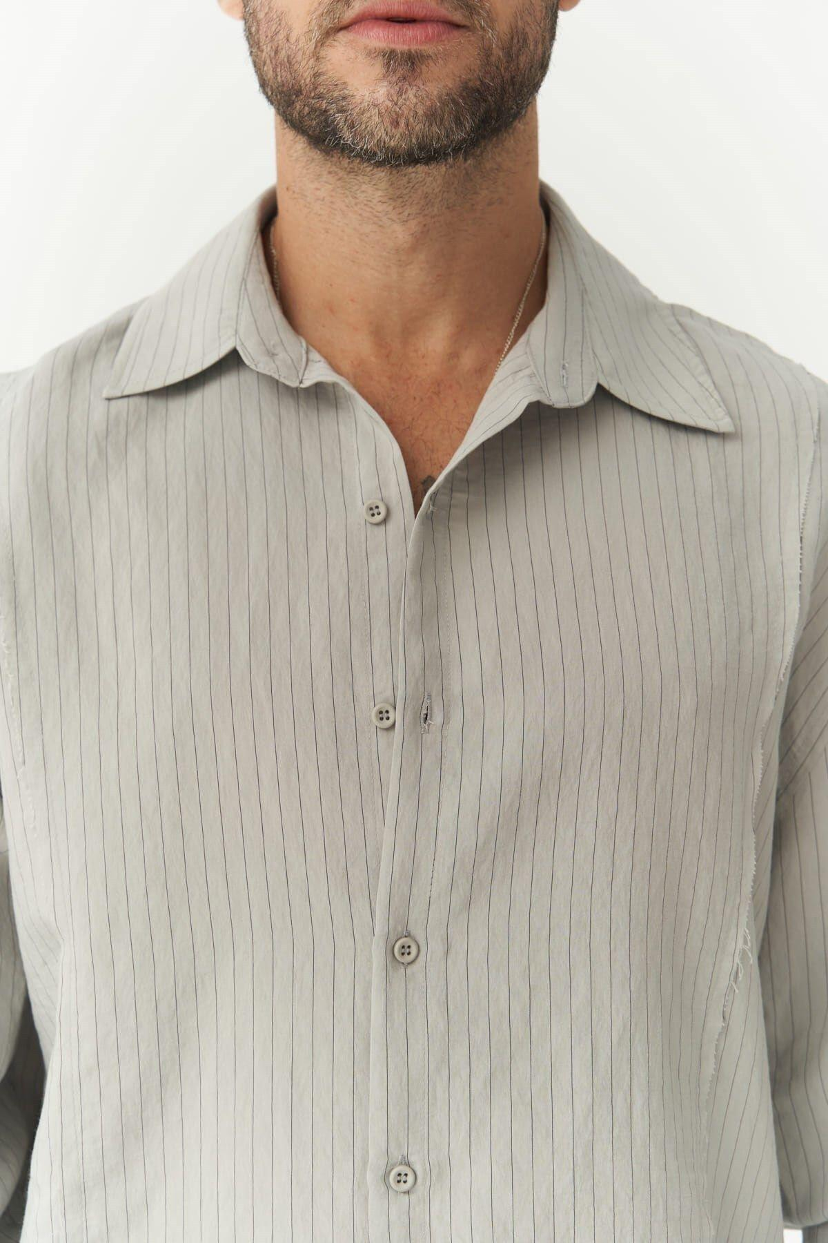 Dylan Men's Gray Shirt   