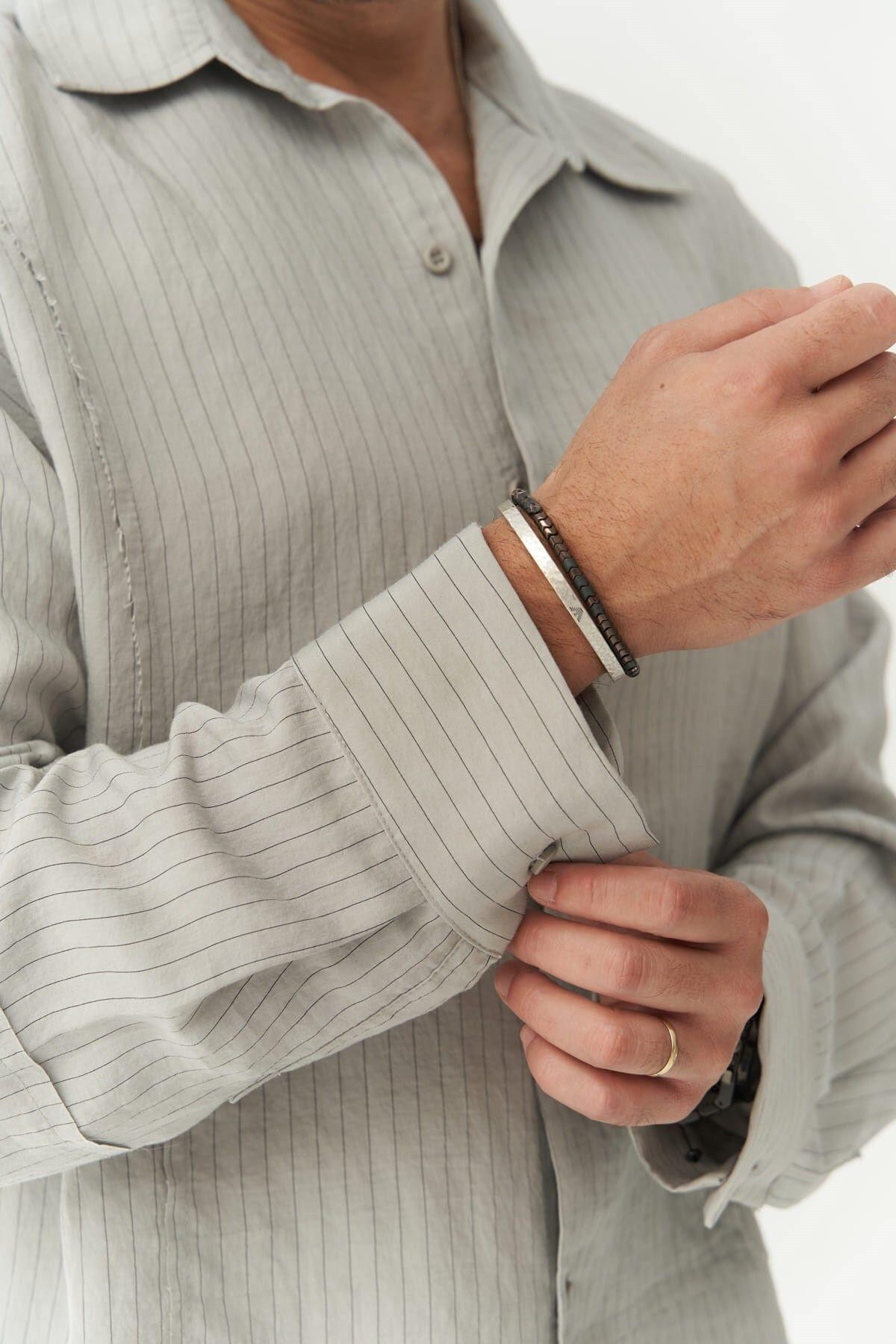 Dylan Men's Gray Shirt   