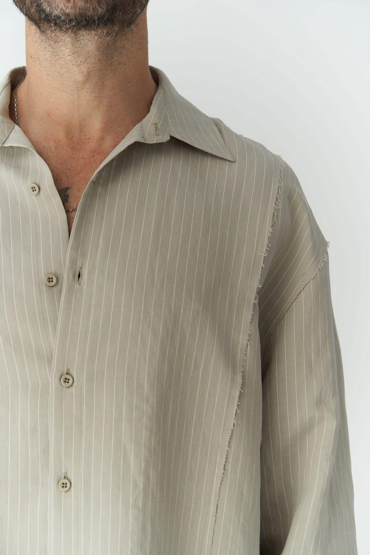 Dylan Men's Light Khaki Shirt  