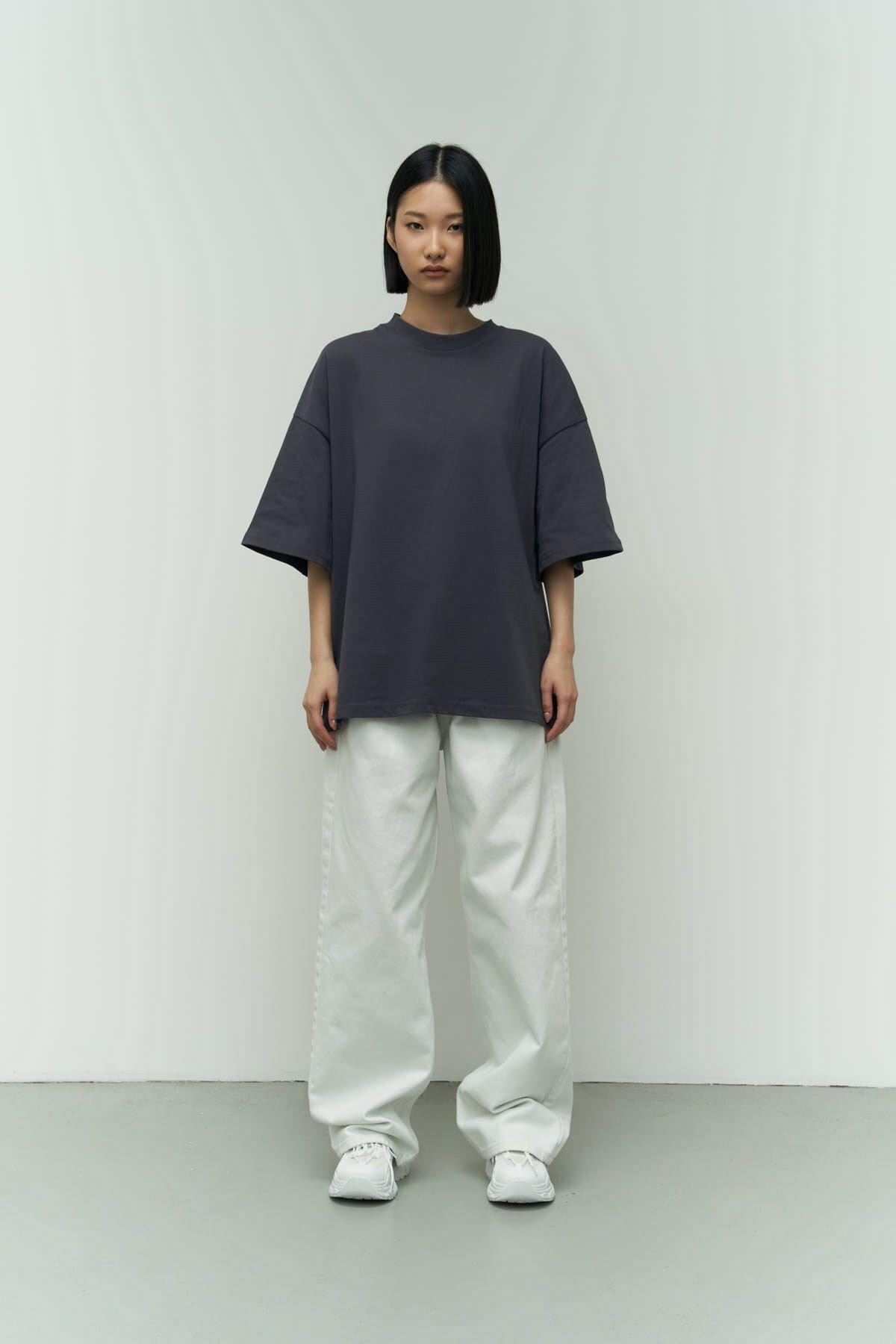Eat Sleep Anthracite Oversize T-Shirt