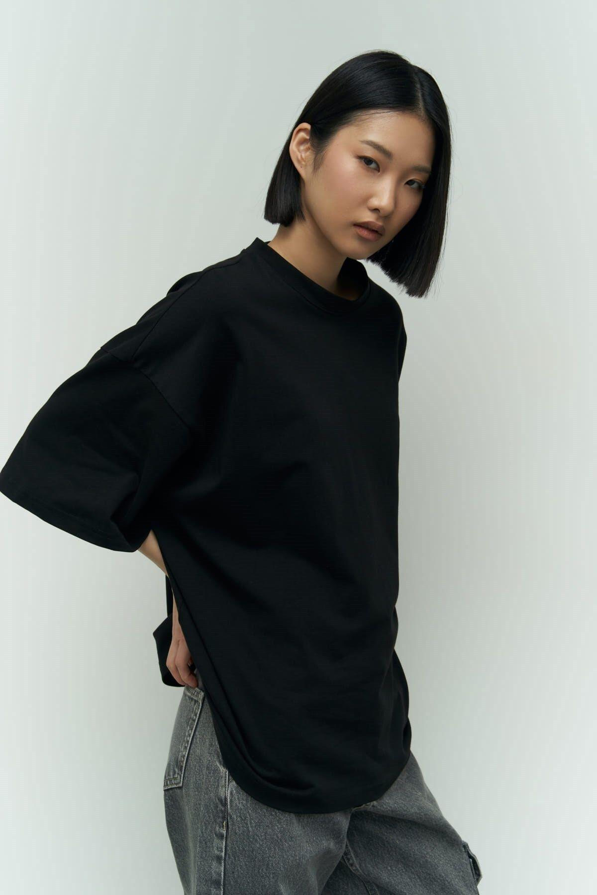 Eat Sleep Black Oversize T-Shirt