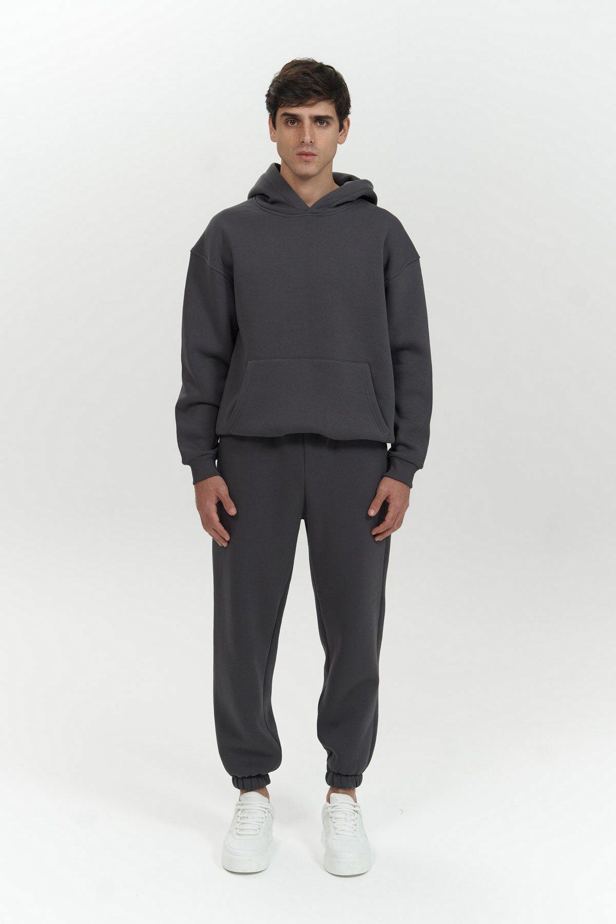 Edward Anthracite Men's Hoodie Tracksuit