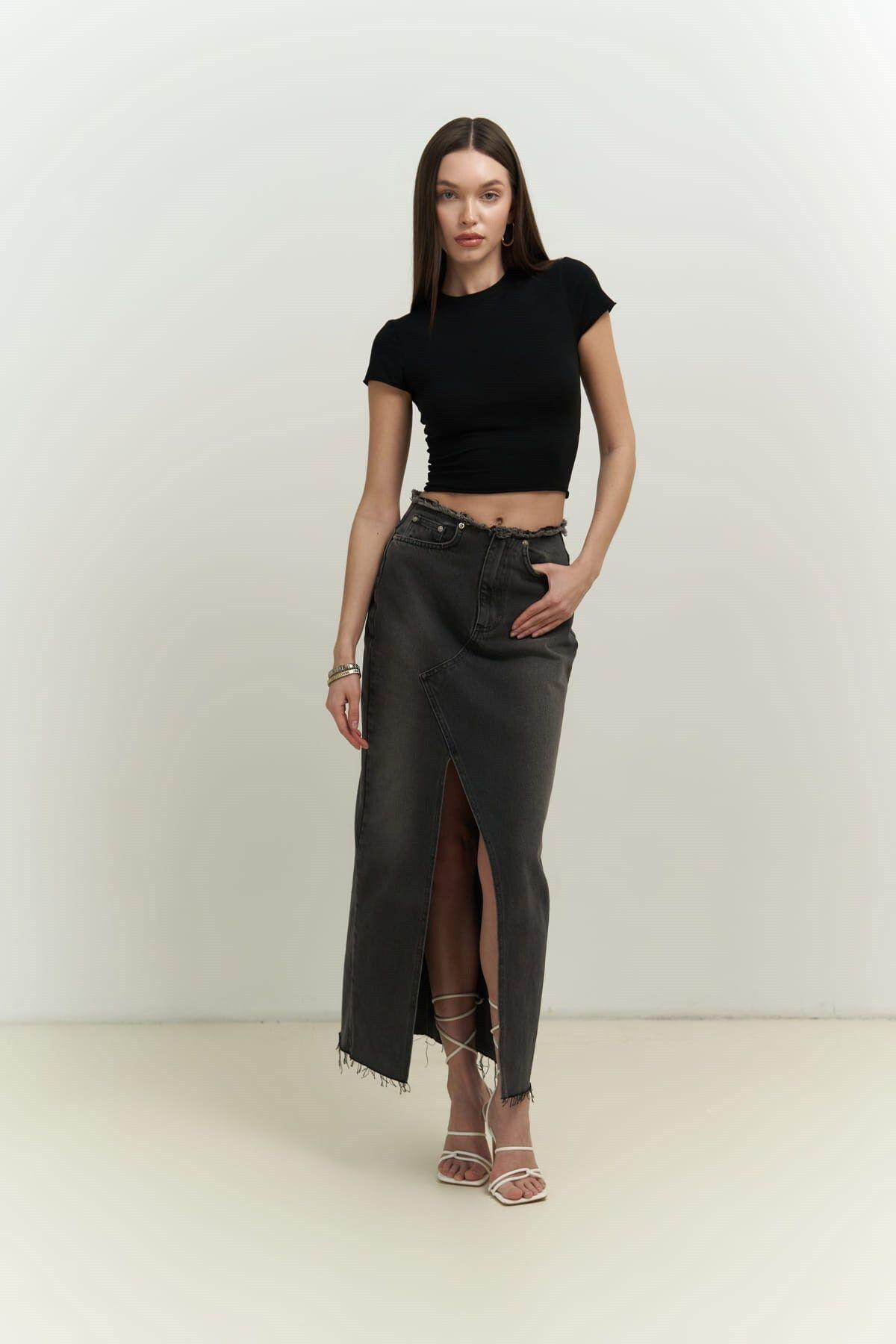 El Amor Siyah Penye Crop