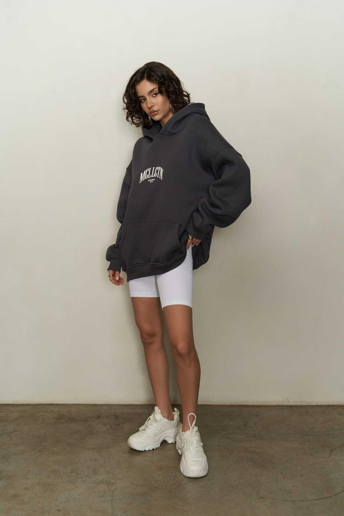 MCLLCTN Estambul Anthracite Oversize Unisex Sweatshirt