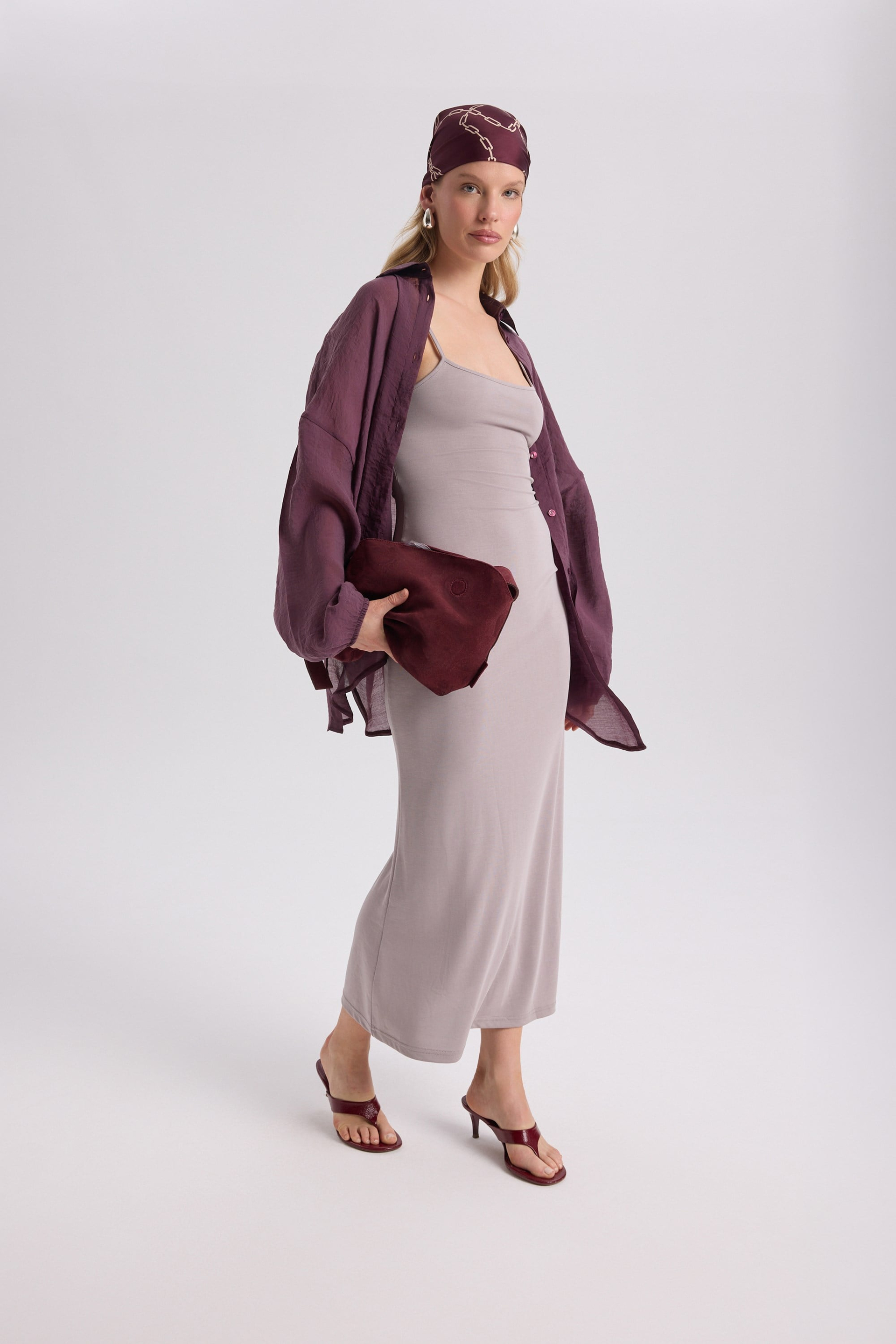 Ferry Lilac Basic Dress